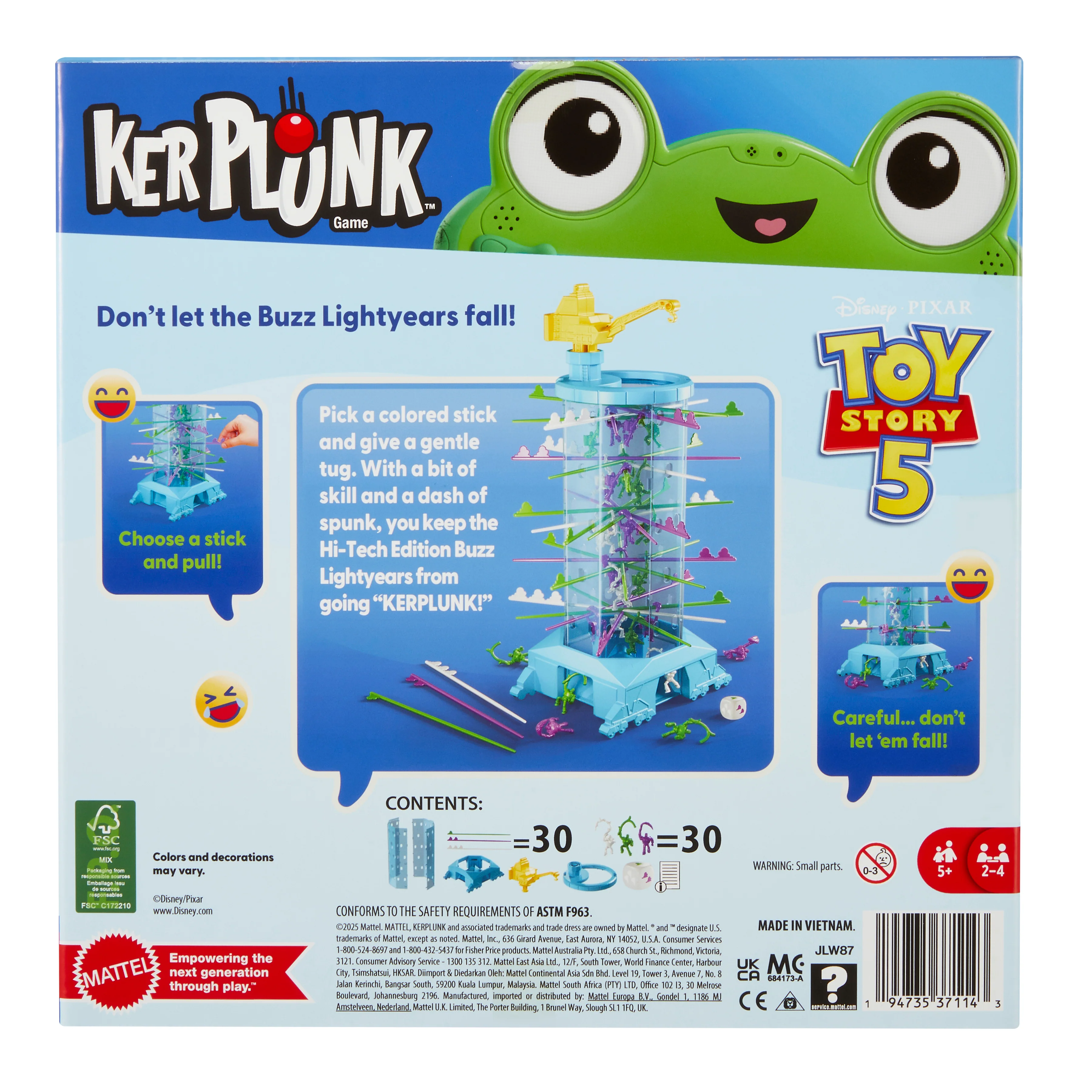 Jeu Kerplunk Histoire de Jouets 5 de Pixar et Disney - Image 5