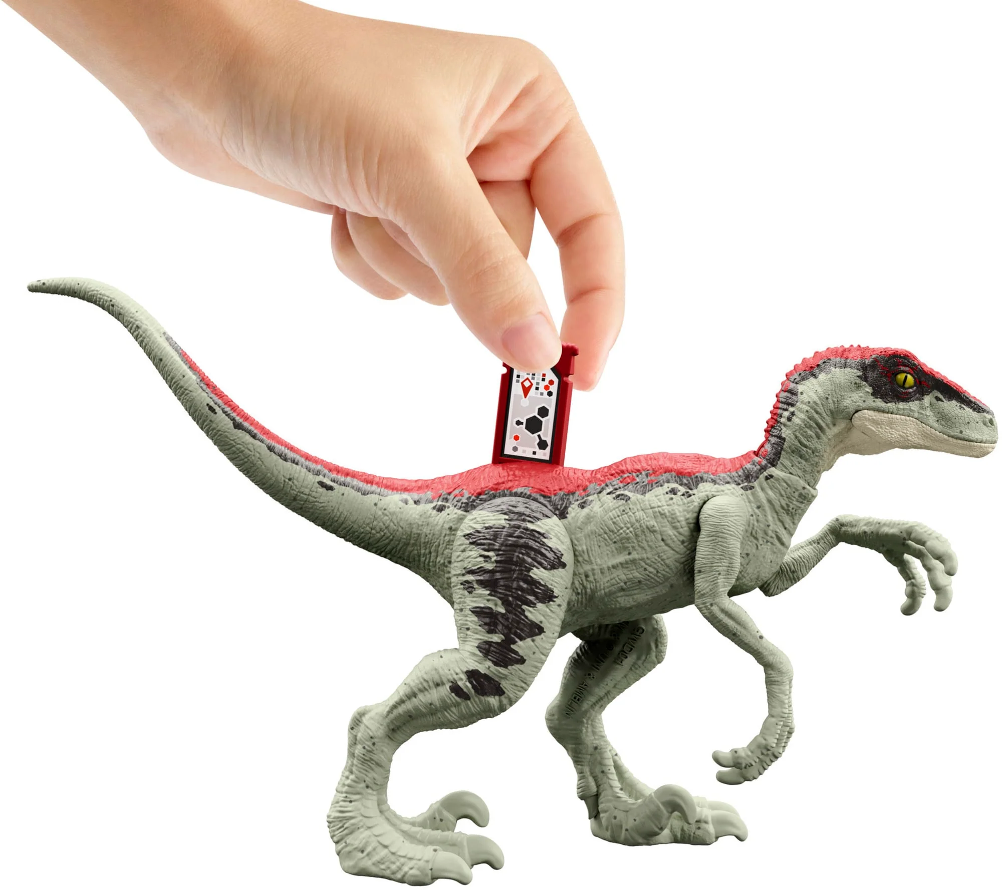 Jurassic Park ’93 Classic Dennis Nedry Action Figure, Motorcycle & Dinosaur Toy Set, 3.75-in Scale - Image 3