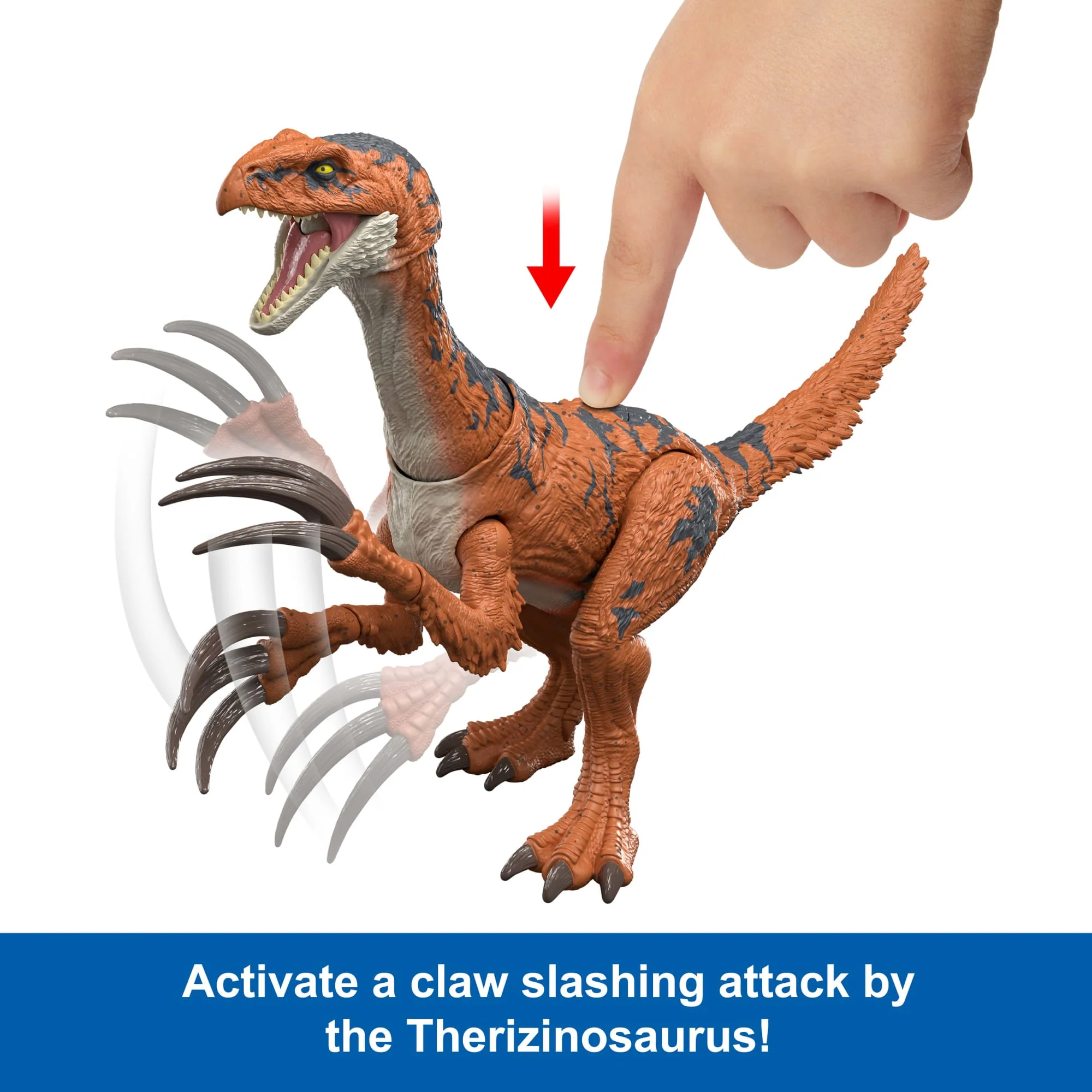 Jurassic World 2-Pack Of Dinosaur Figures Giganotosaurus & Therizinosaurus, Attack Actions - Image 3