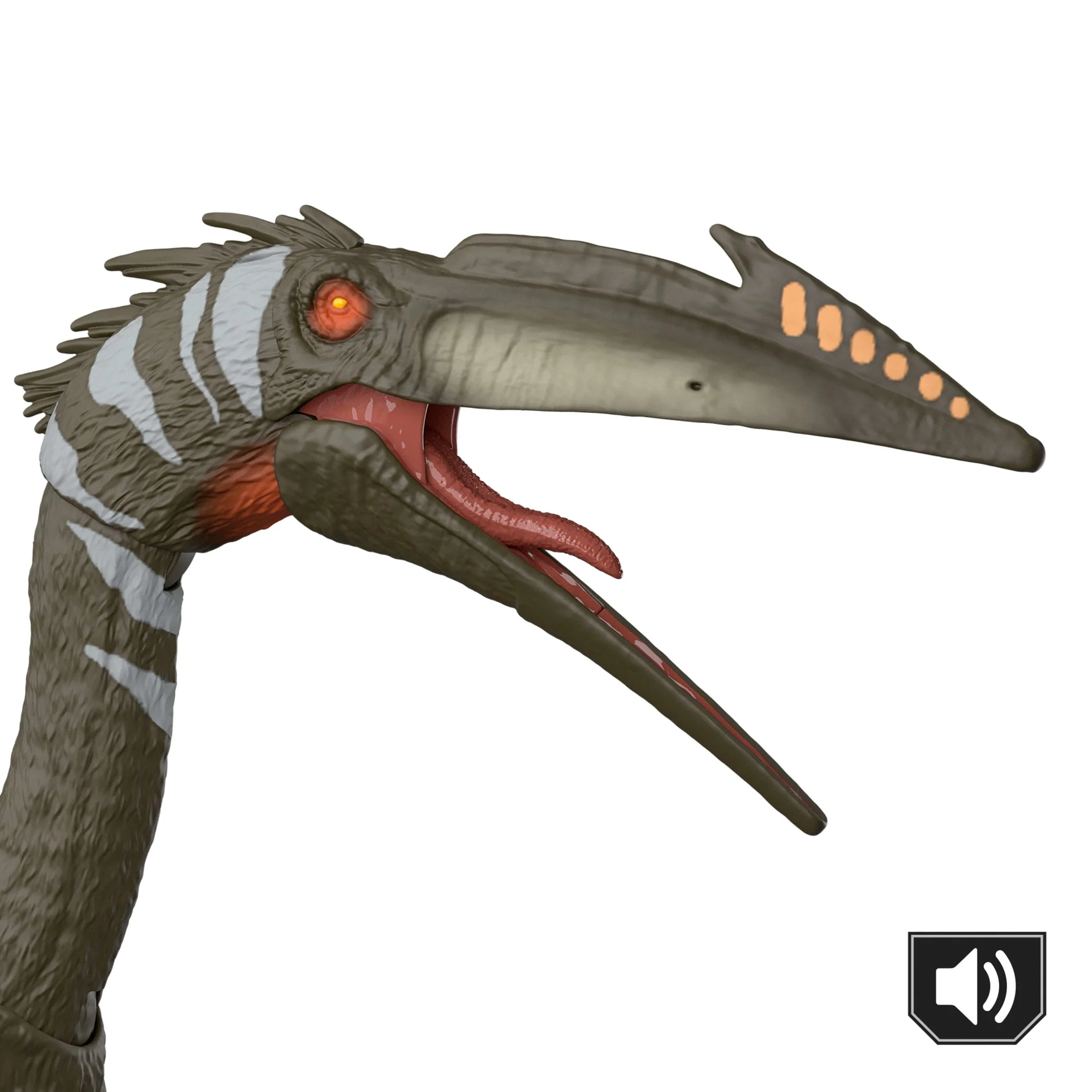 Jurassic World Rebirth Quetzalcoatlus Action Figure, Winged Dinosaur Toy With Sound, Aerial Ambush - Image 3