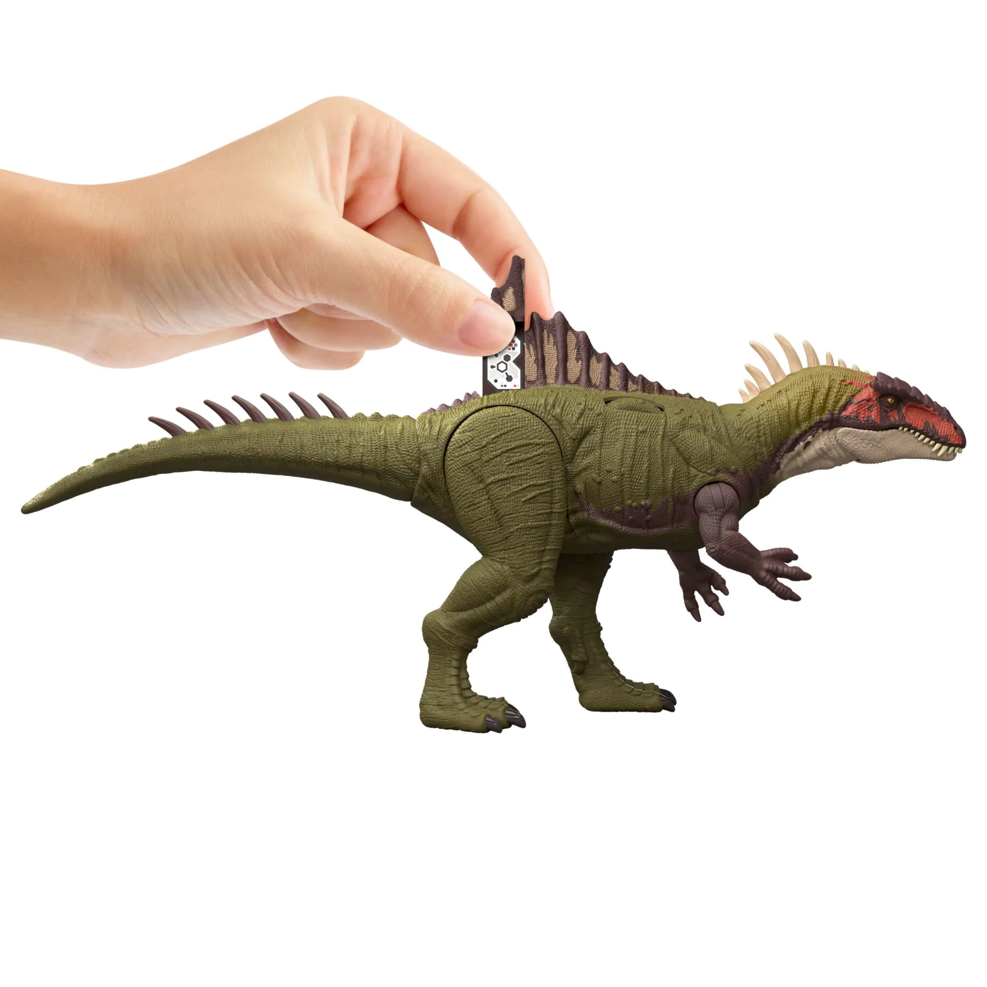 Jurassic World Battle Roarin’ Becklespinax Dinosaur Action Figure Toy, Rampage Strike - Image 6