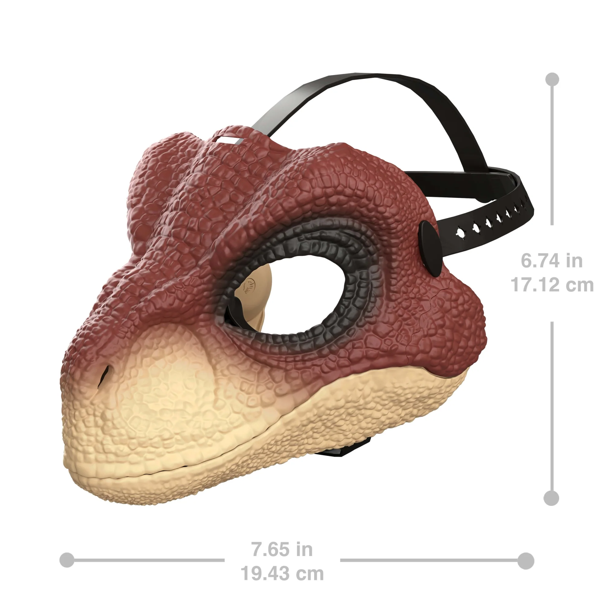 Jurassic World Rebirth Raptor Dinosaur Mask, Role-Play Head Wear, Movie-inspired Costume Gear - Image 2