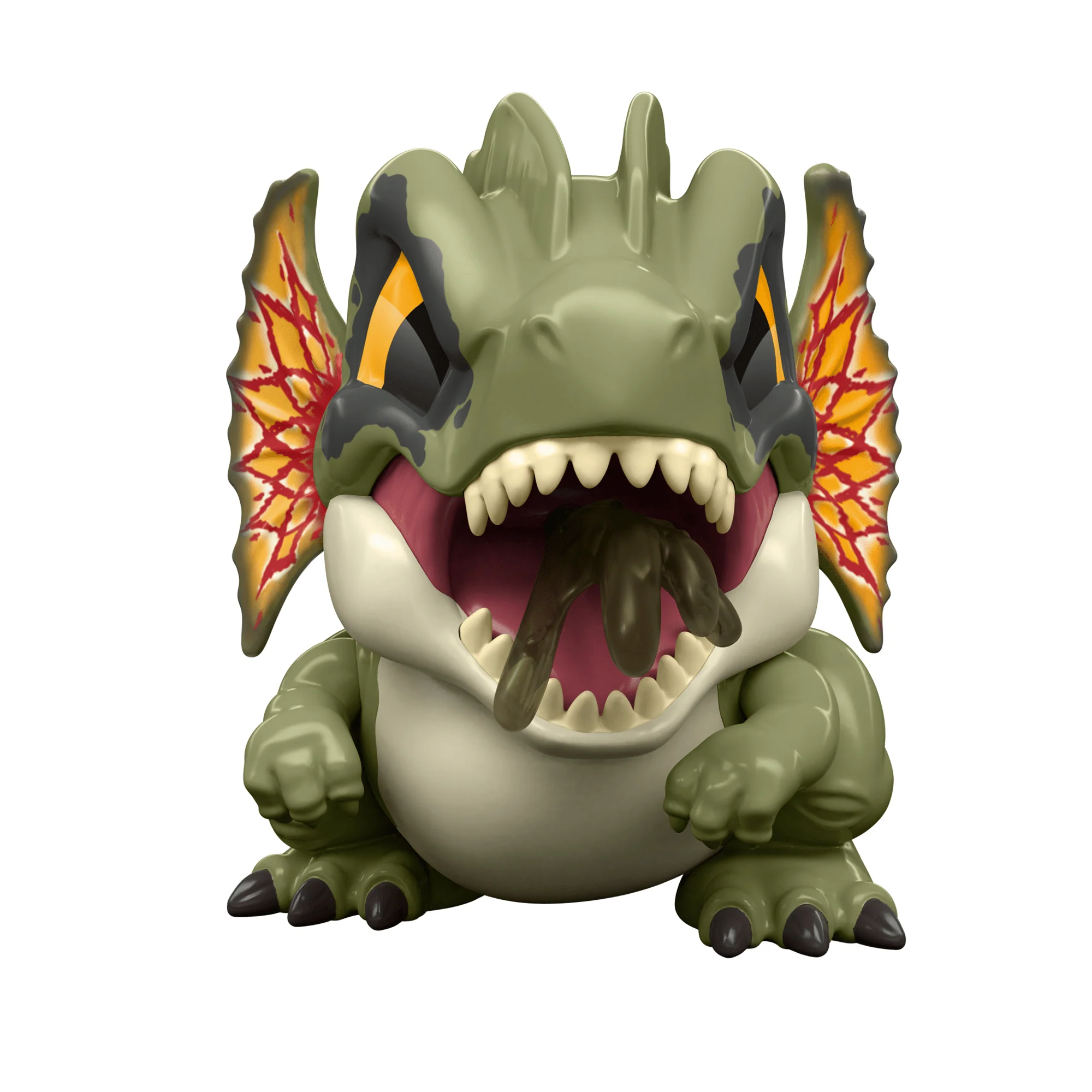 Jurassic World Bite Club Dilophosaurus Collectible Dinosaur Figure & Movie Toy Accessory - Image 4