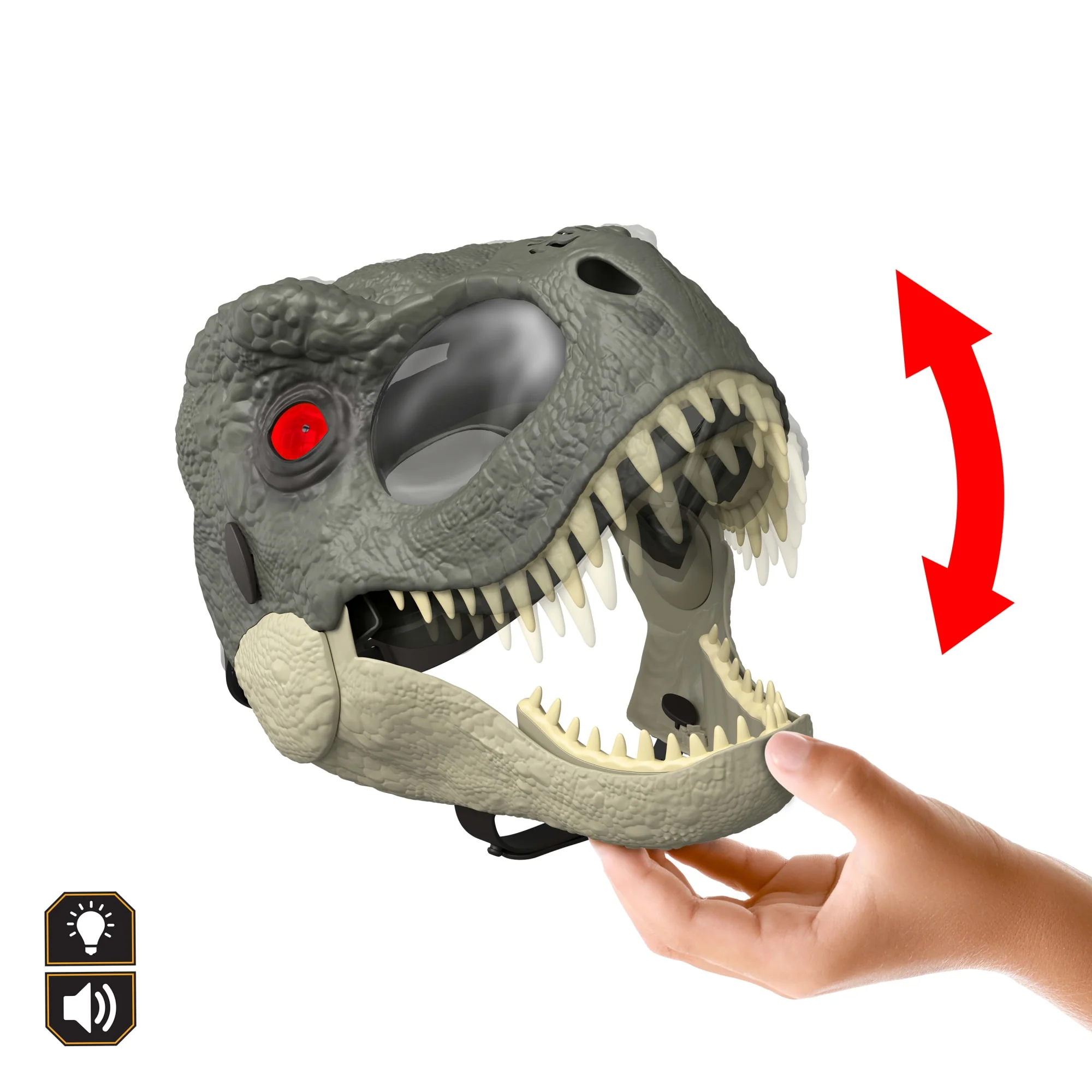 Jurassic World Brinquedo Rebirth Máscara Luxo - Image 4