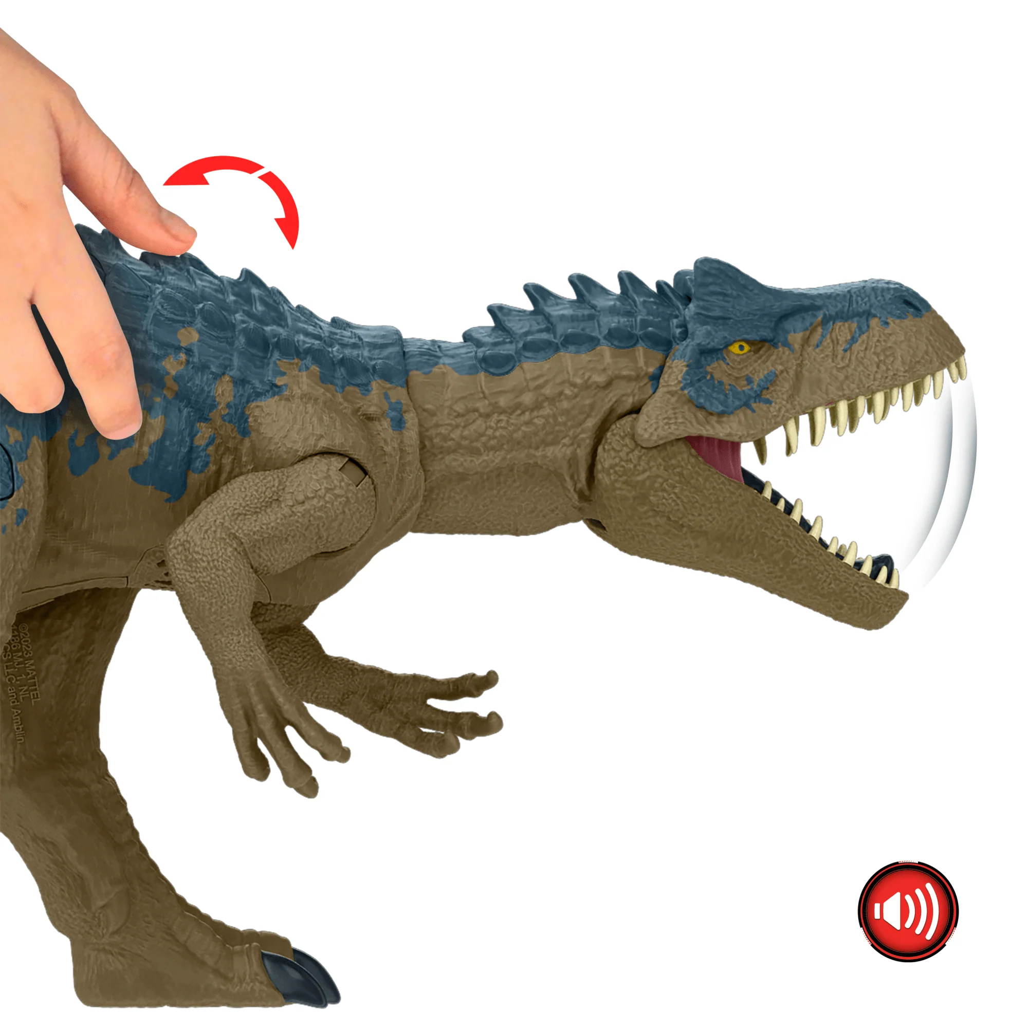 Jurassic World-Carnage Sans Pitié-Allosaurus Avec Attaque et Sons - Image 4