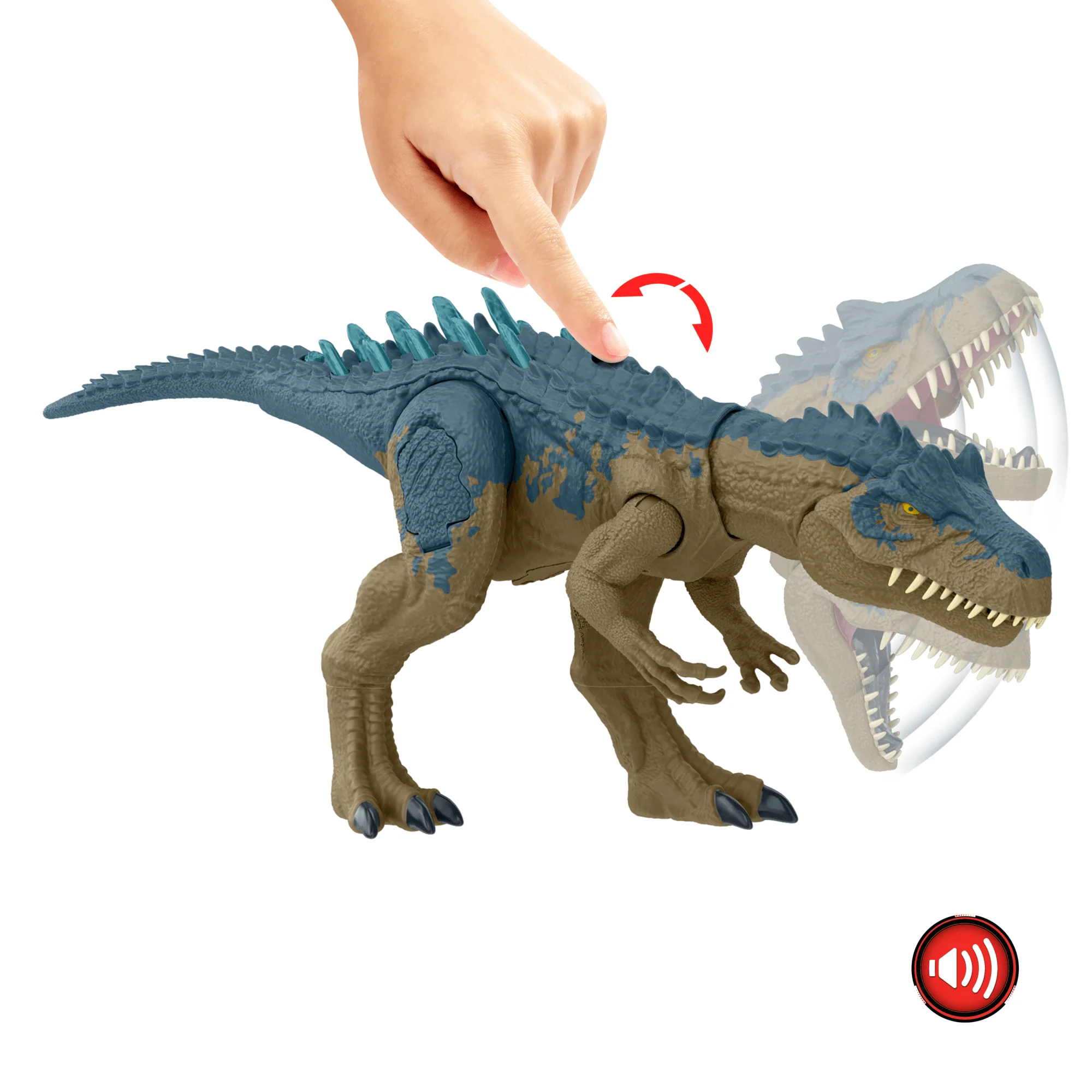 Jurassic World-Carnage Sans Pitié-Allosaurus Avec Attaque et Sons - Image 5