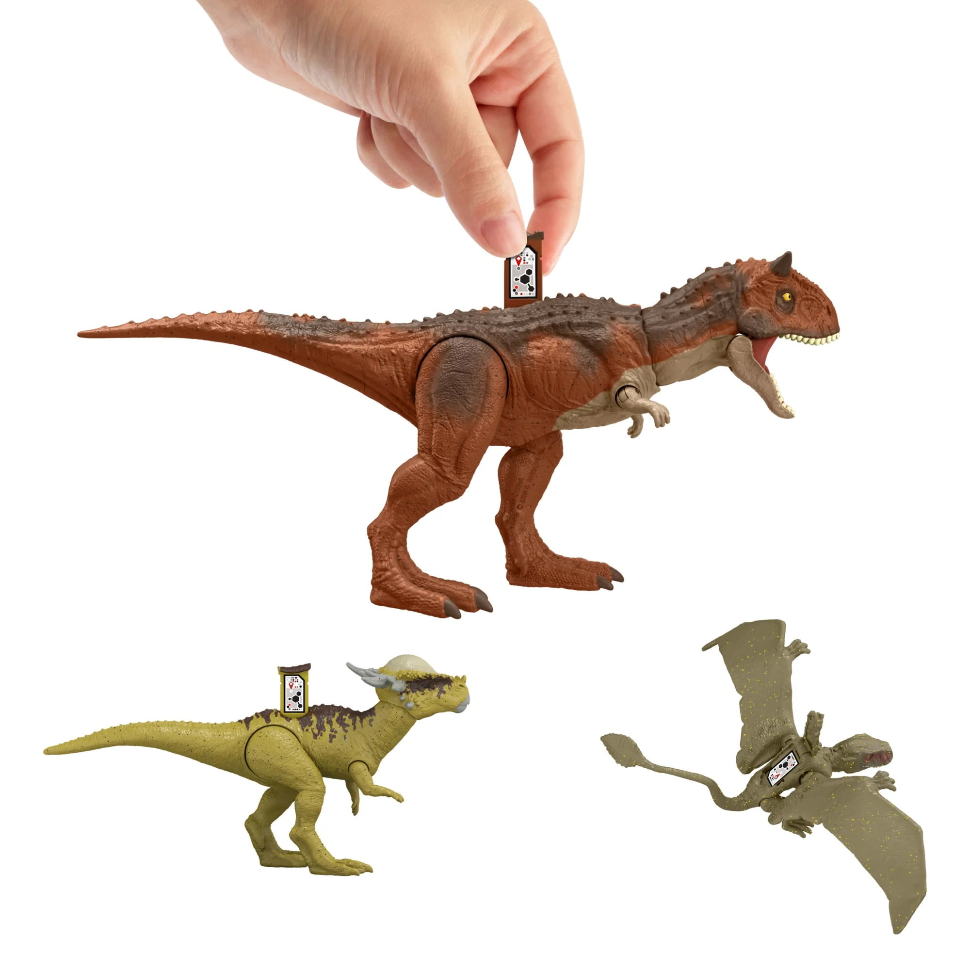 Jurassic World: Chomp Chomp Figurine Articulée Darius, 3Fig. de Dinos - Image 3