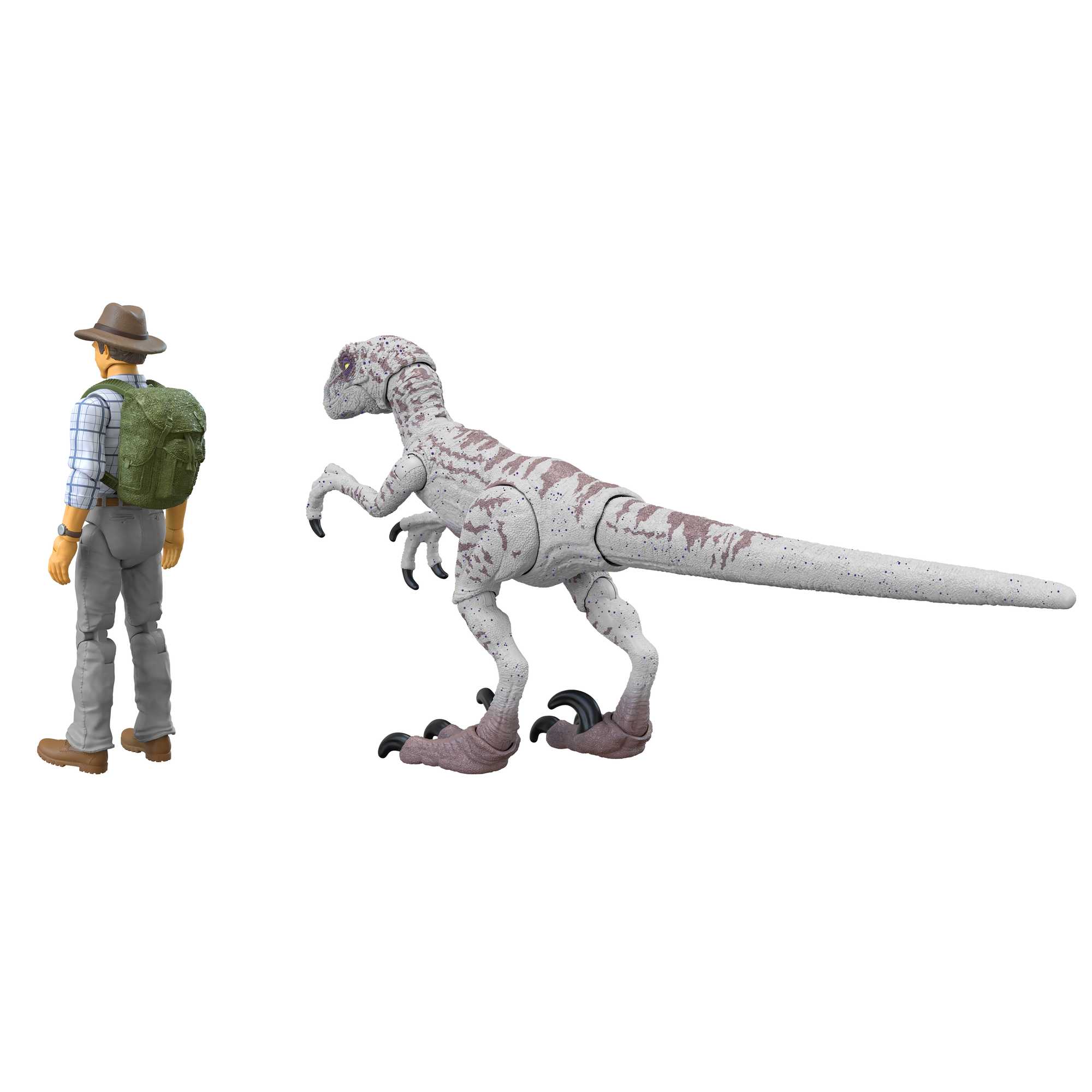 Jurassic World Collection Hammond Dr Grant et Vélociraptor - Image 3