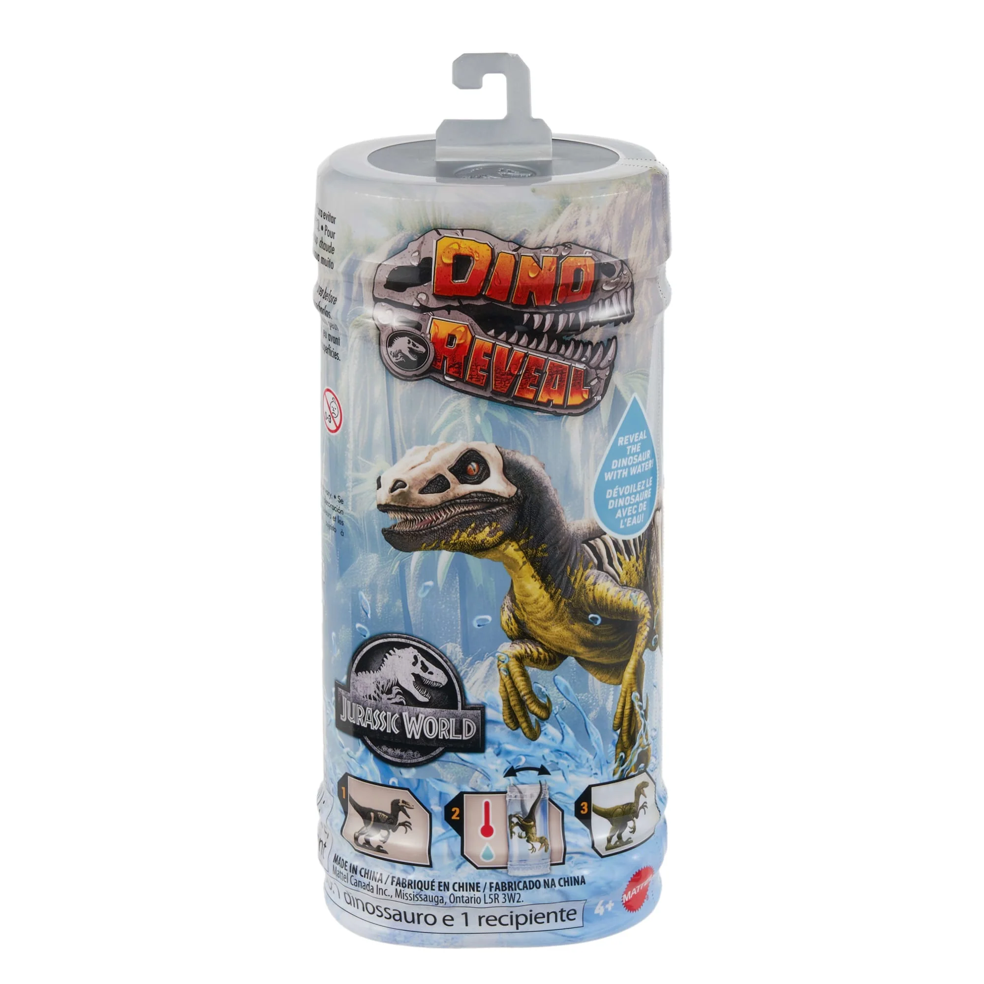 Jurassic World Dino Reveal Dinosaur Toys, Warm Water Uncovers Full Decoration, Unpack & Color Change - Image 6