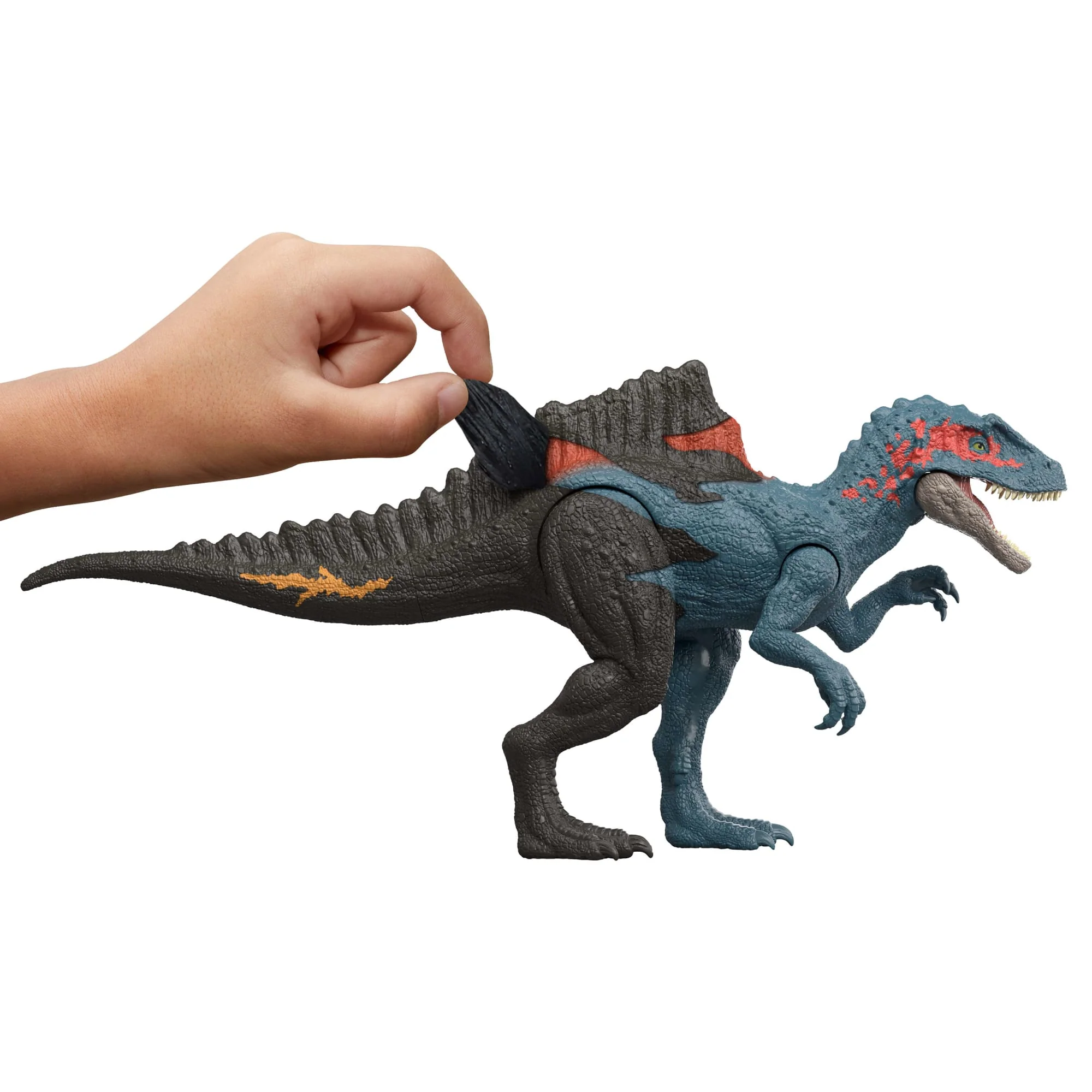 Jurassic World Dino Reveal Deluxe Concavenator Action Figure, Peel Off Color Change Toy - Image 4