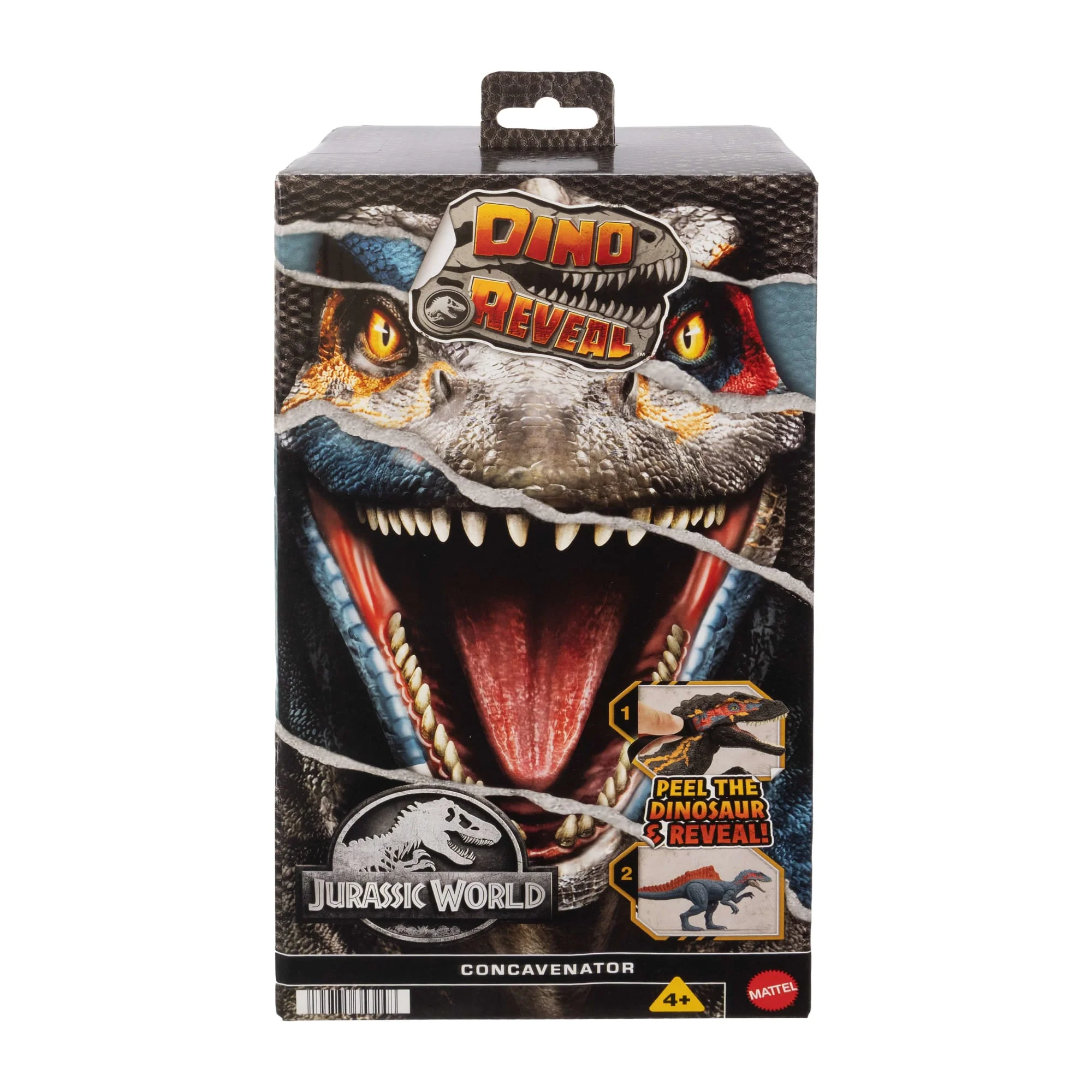 Jurassic World Dino Reveal Deluxe Concavenator Action Figure, Peel Off Color Change Toy - Image 6