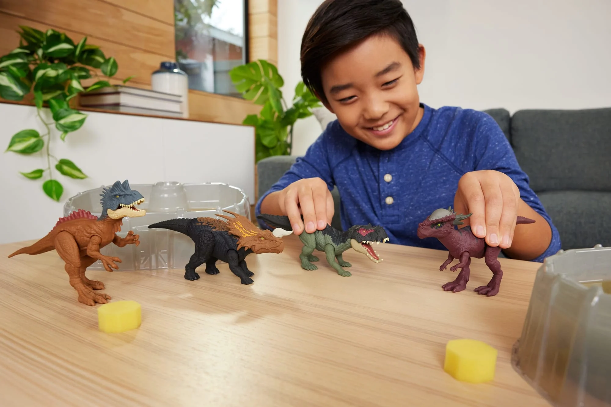Jurassic World Dinosaurio de Juguete Dino Reveal Paquete de Batalla - Image 2