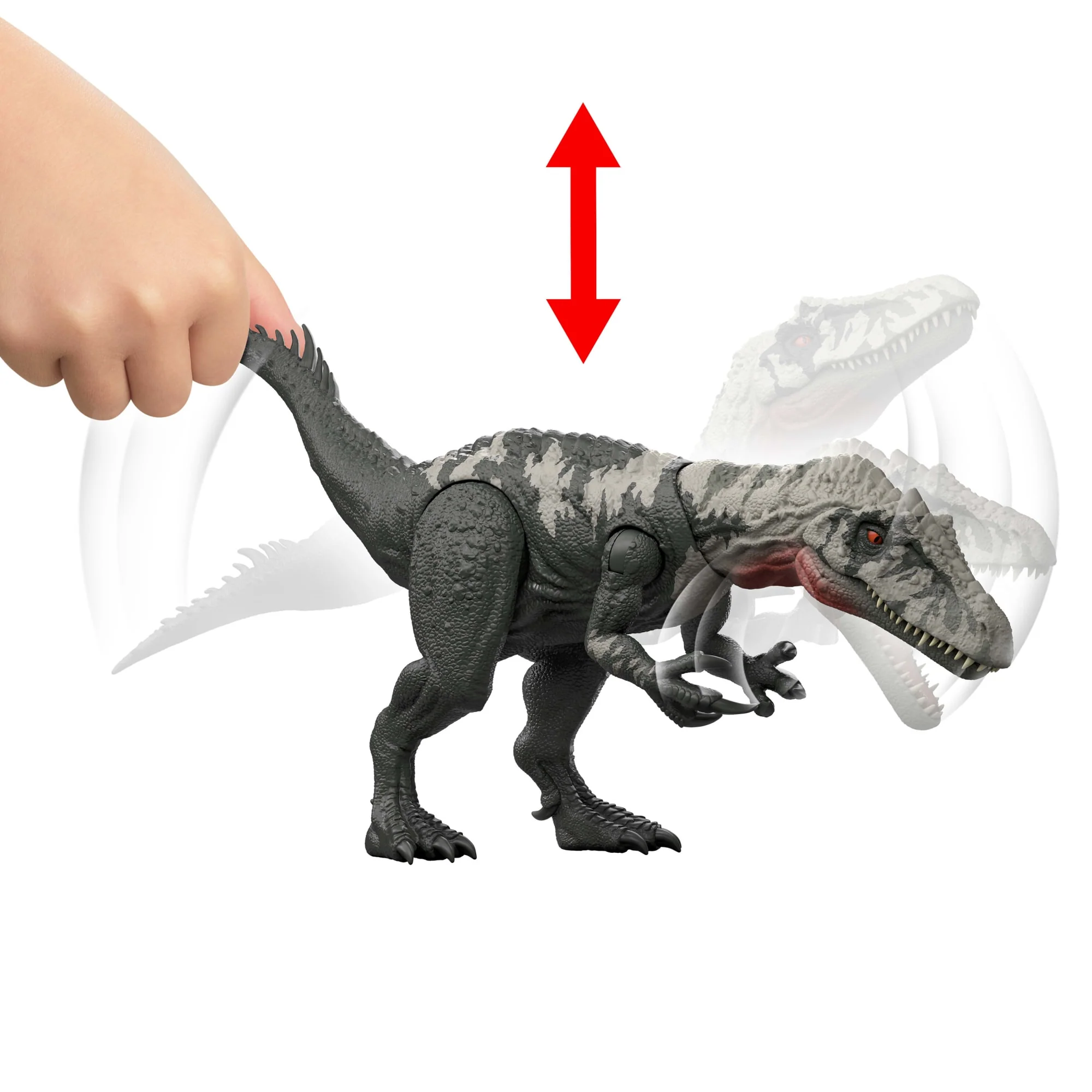 Jurassic World Dinosaurio de Juguete Rebirth Rastreadores Gigantes Chilantaisaurus - Image 4