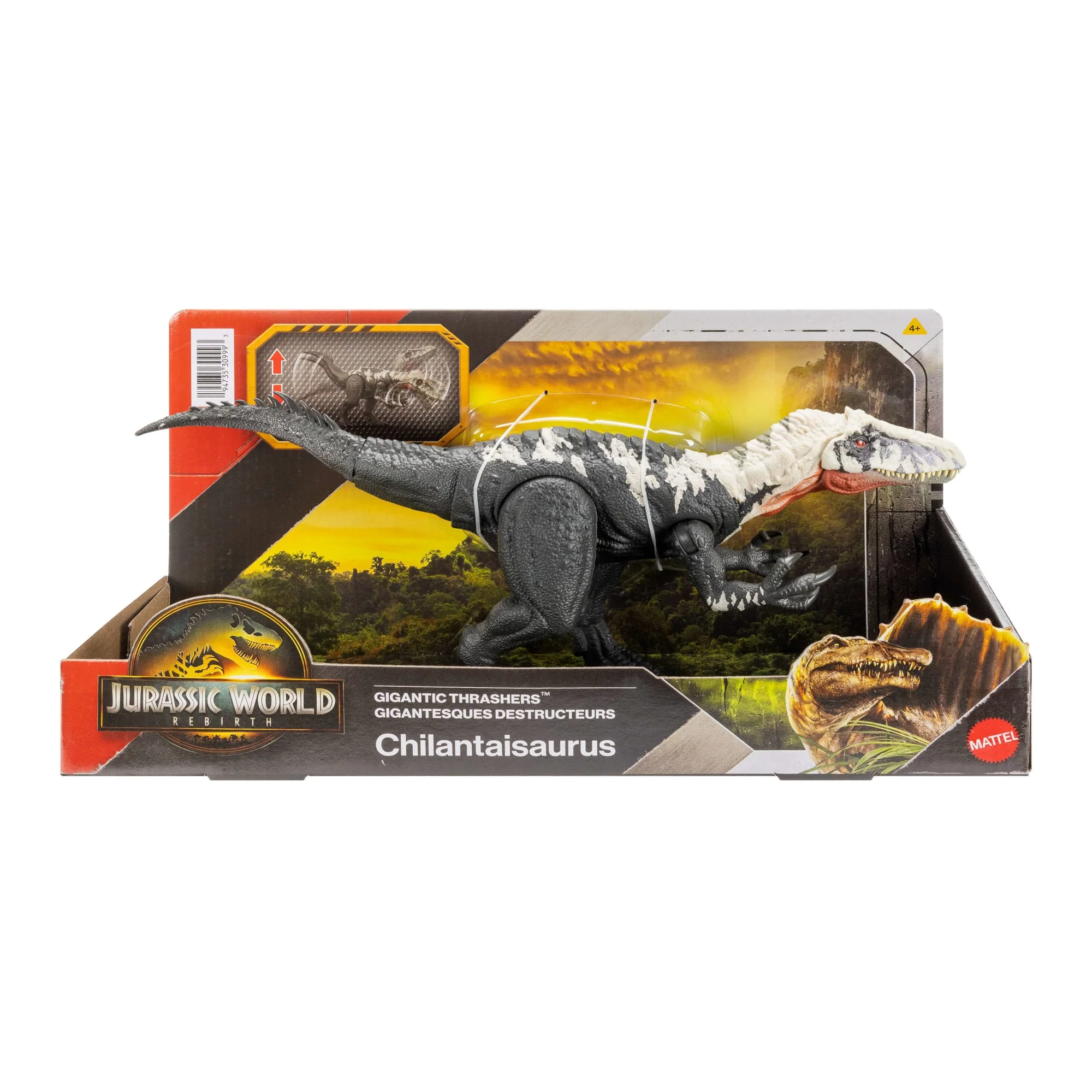 Jurassic World Dinosaurio de Juguete Rebirth Rastreadores Gigantes Chilantaisaurus - Image 6