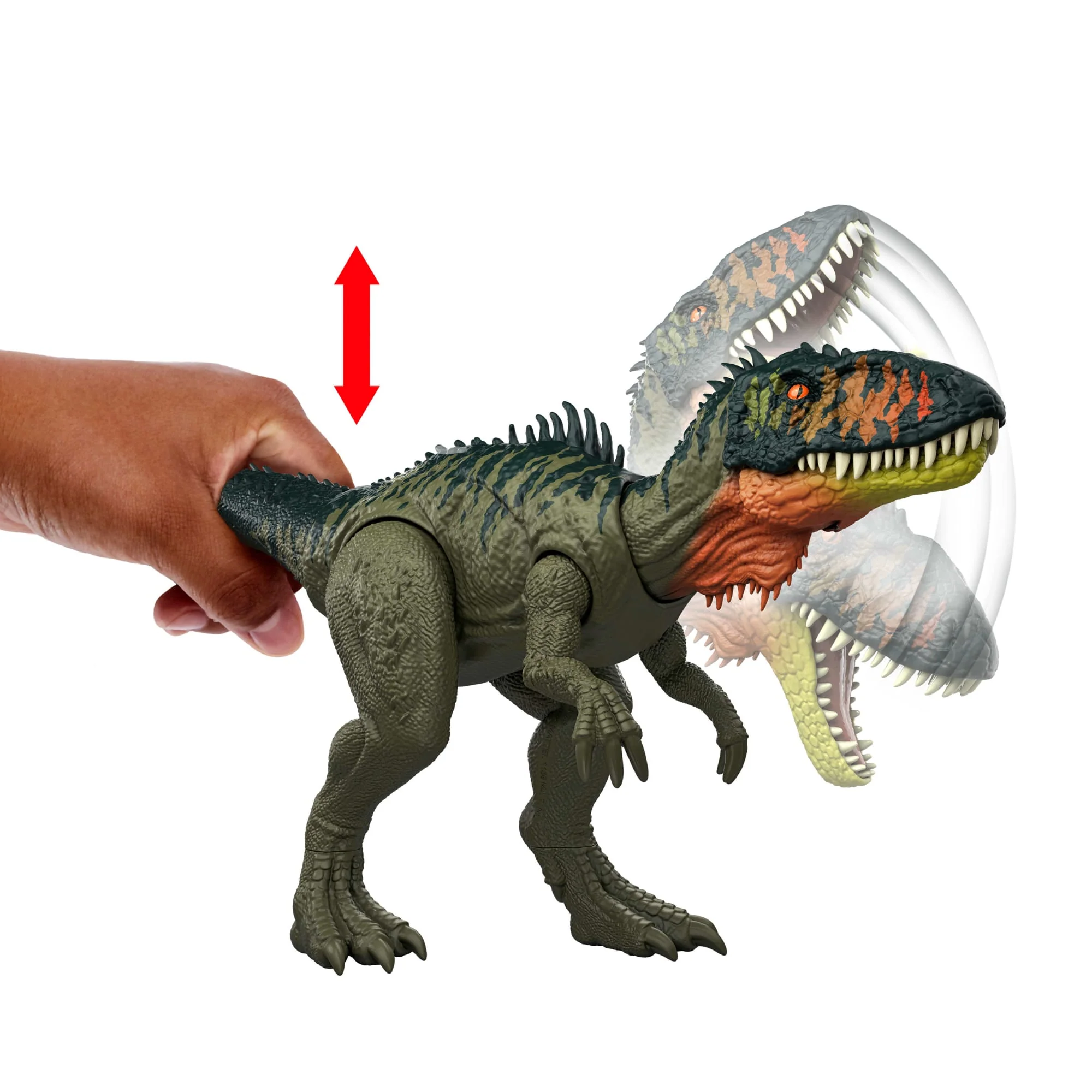 Jurassic World Dinossauro de Brinquedo Rebirth Rastreadore Gigantes Tyrannotitan - Image 3