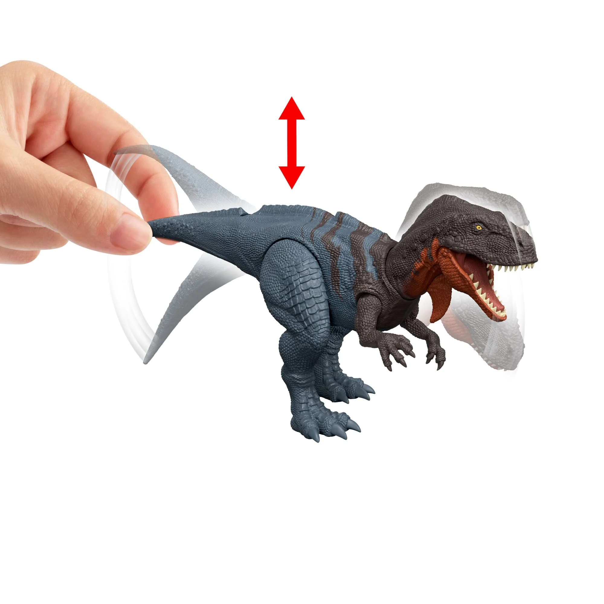 Jurassic World Dinossauro de Brinquedo Rebirth Rugido Selvagem Abelisaurus - Image 3