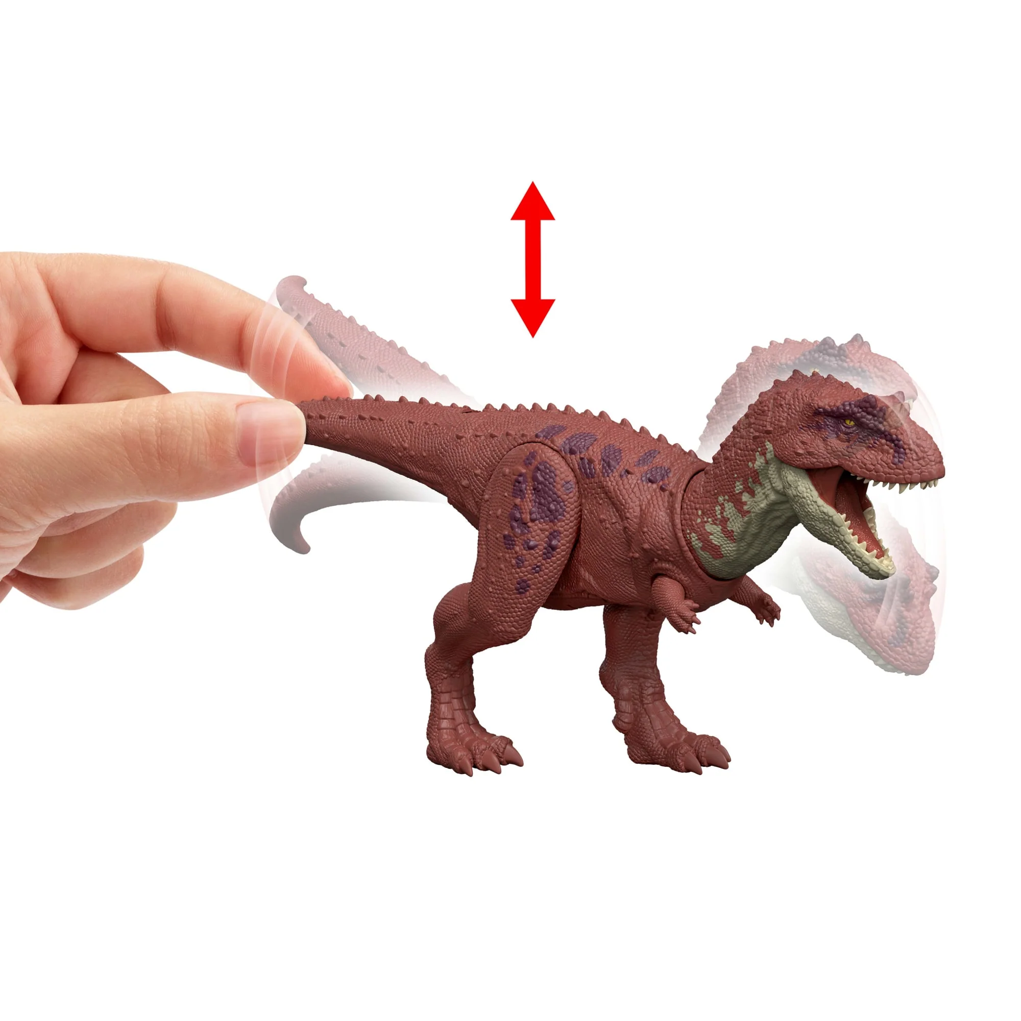 Jurassic World Dinossauro de Brinquedo Rebirth Rugido Selvagem Aucasaurus - Image 4