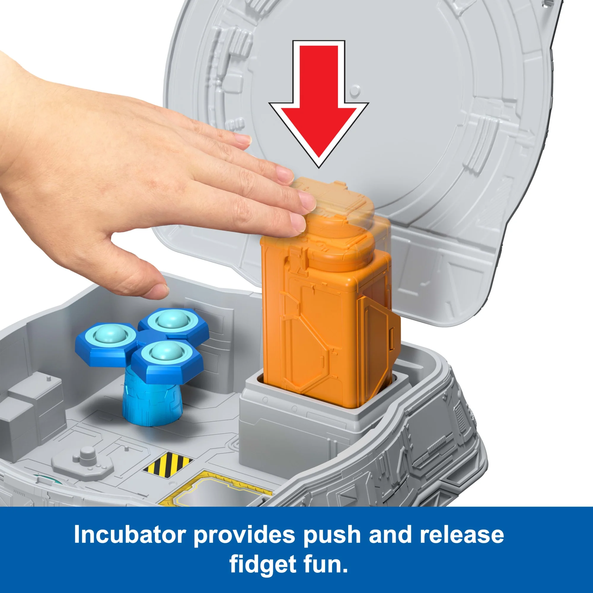 Jurassic World Distortus Rex Lab Sensory Playset With 8 Mini Figures, Fidget Features in Case - Image 3