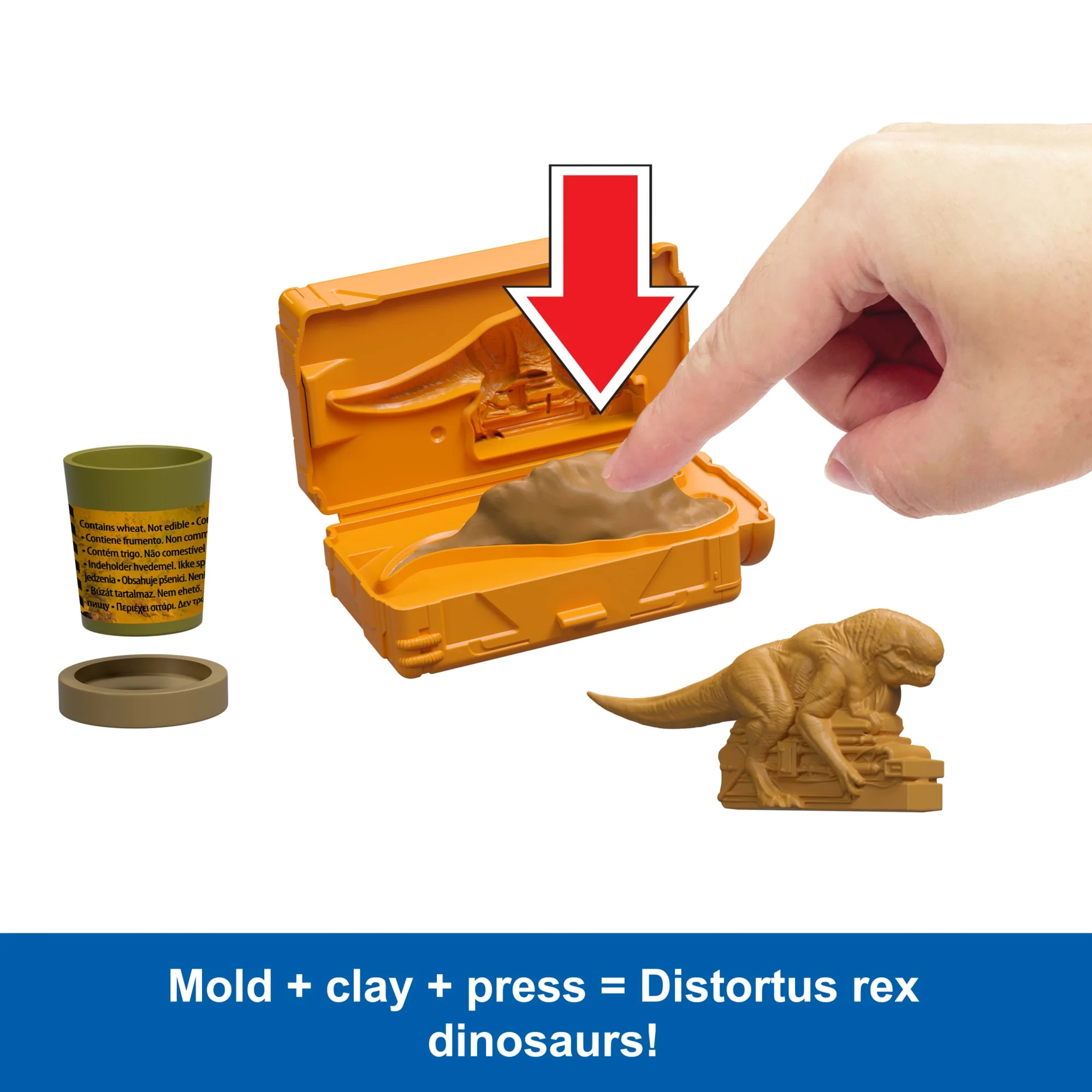 Jurassic World Distortus Rex Lab Sensory Playset With 8 Mini Figures, Fidget Features in Case - Image 5