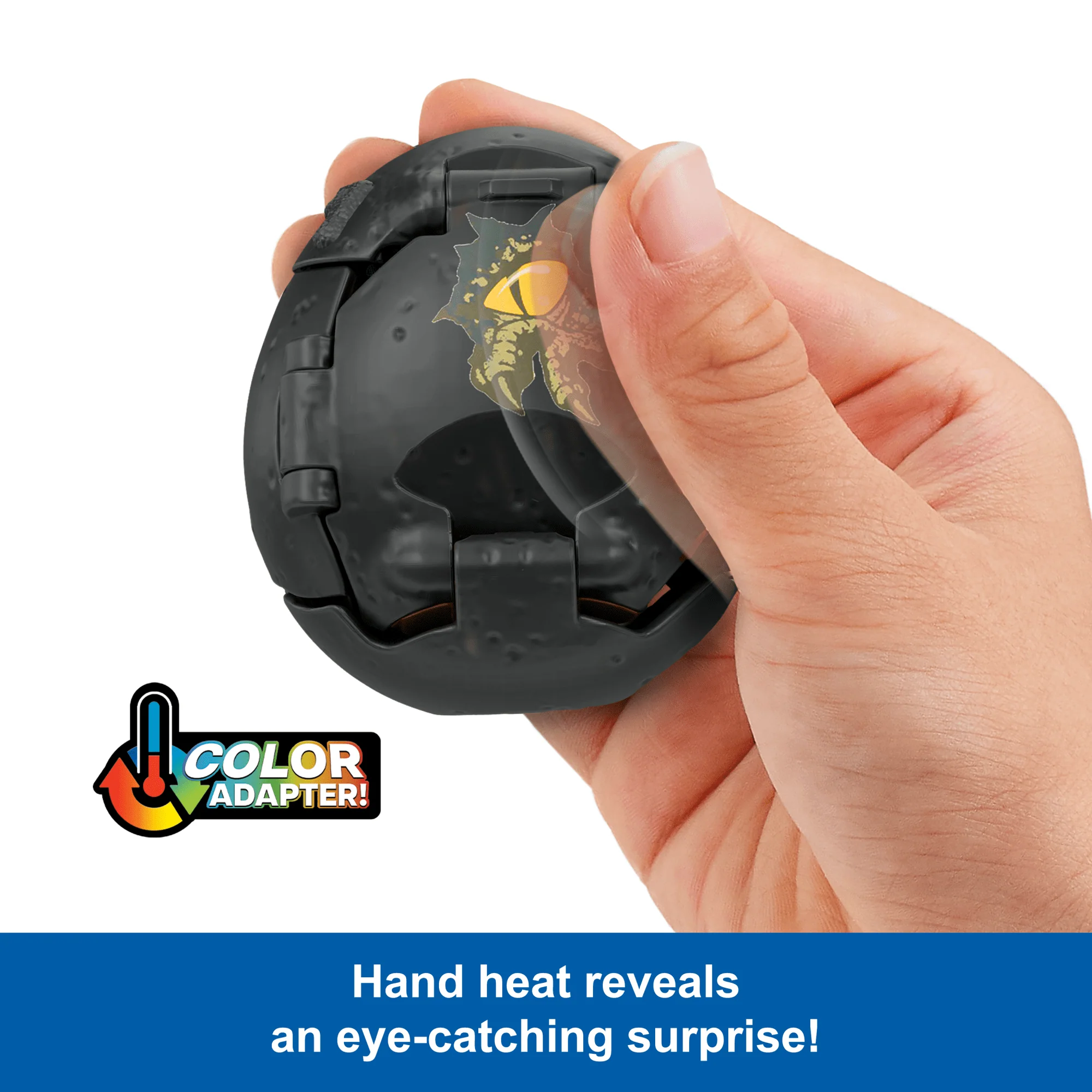 Jurassic World Egg To Allosaurus Transforming Toy, Hidden Hatchers With Color Adapter - Image 2