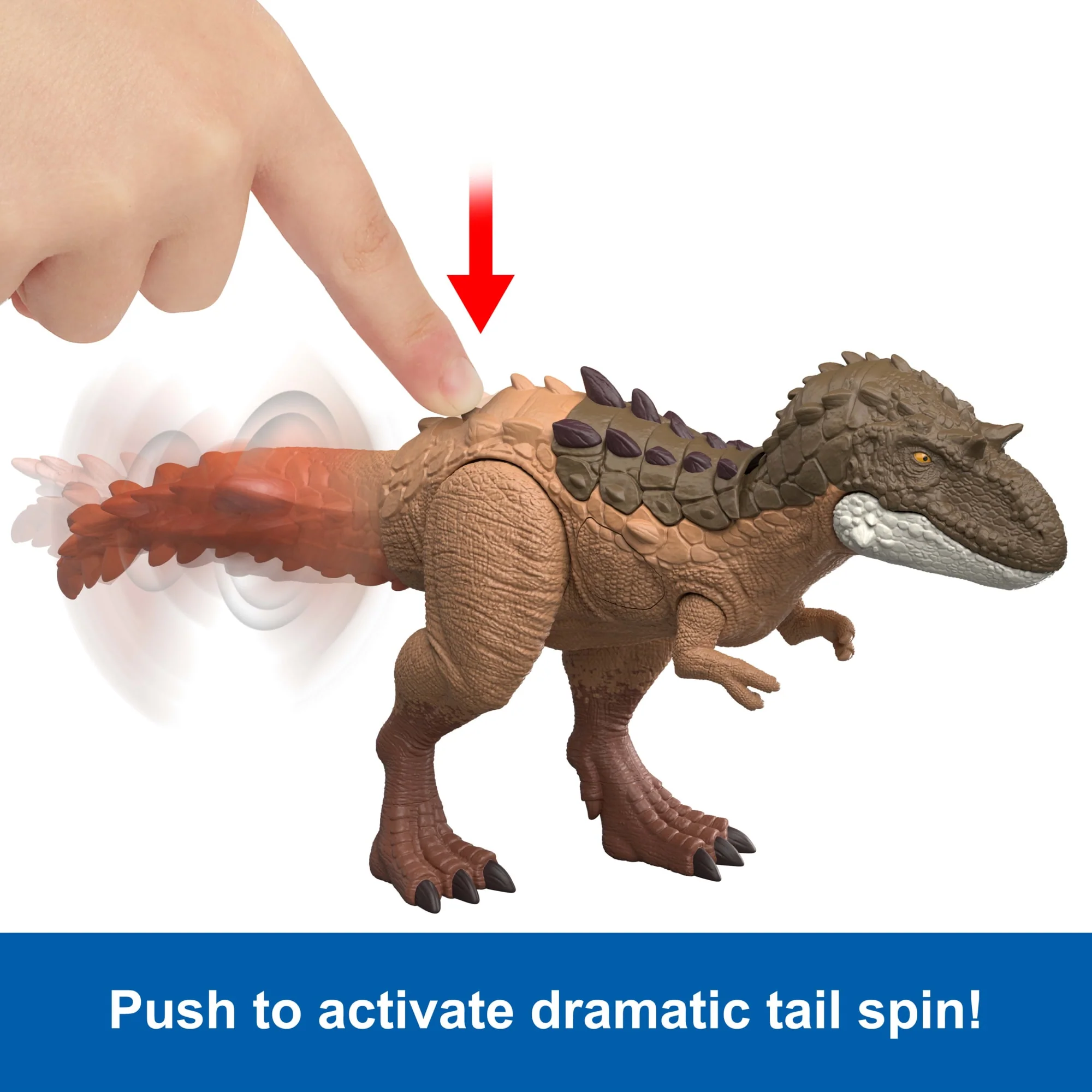 Jurassic World Gigantic Thrashers Gorgosaurus Dinosaur Action Figure Toy, 2 Attacks & Evolve Feature - Image 3