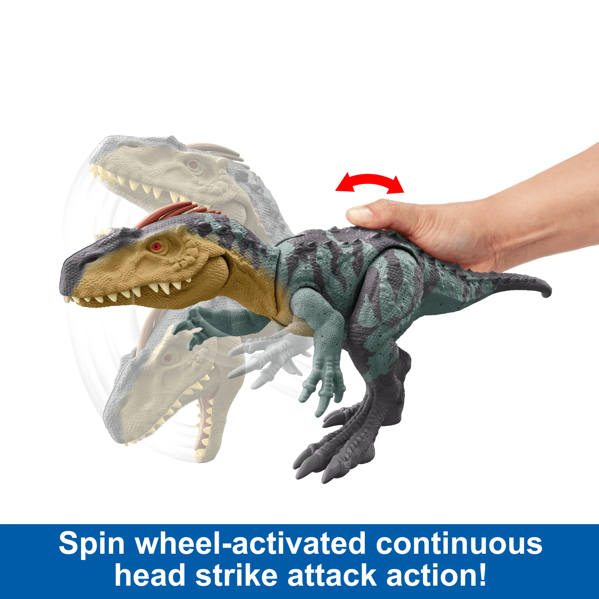 Jurassic World Gigantic Trackers Neovenator Dinosaur Action Figure Toy, Large Species - Image 4