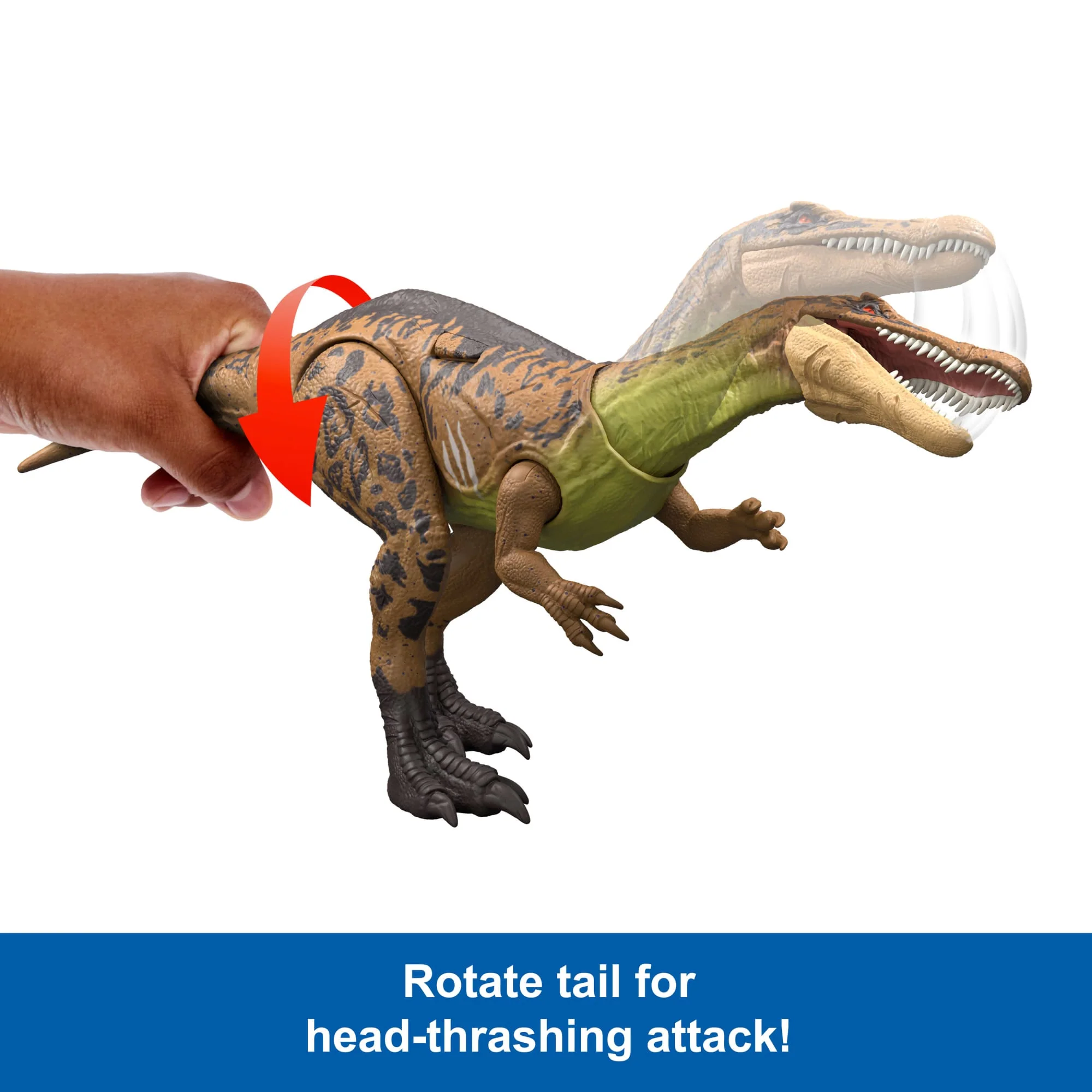 Jurassic World Gigantic Trackers Suchomimus Dinosaur Figure, Large Species Attack Toy, Chaos Theory - Image 5