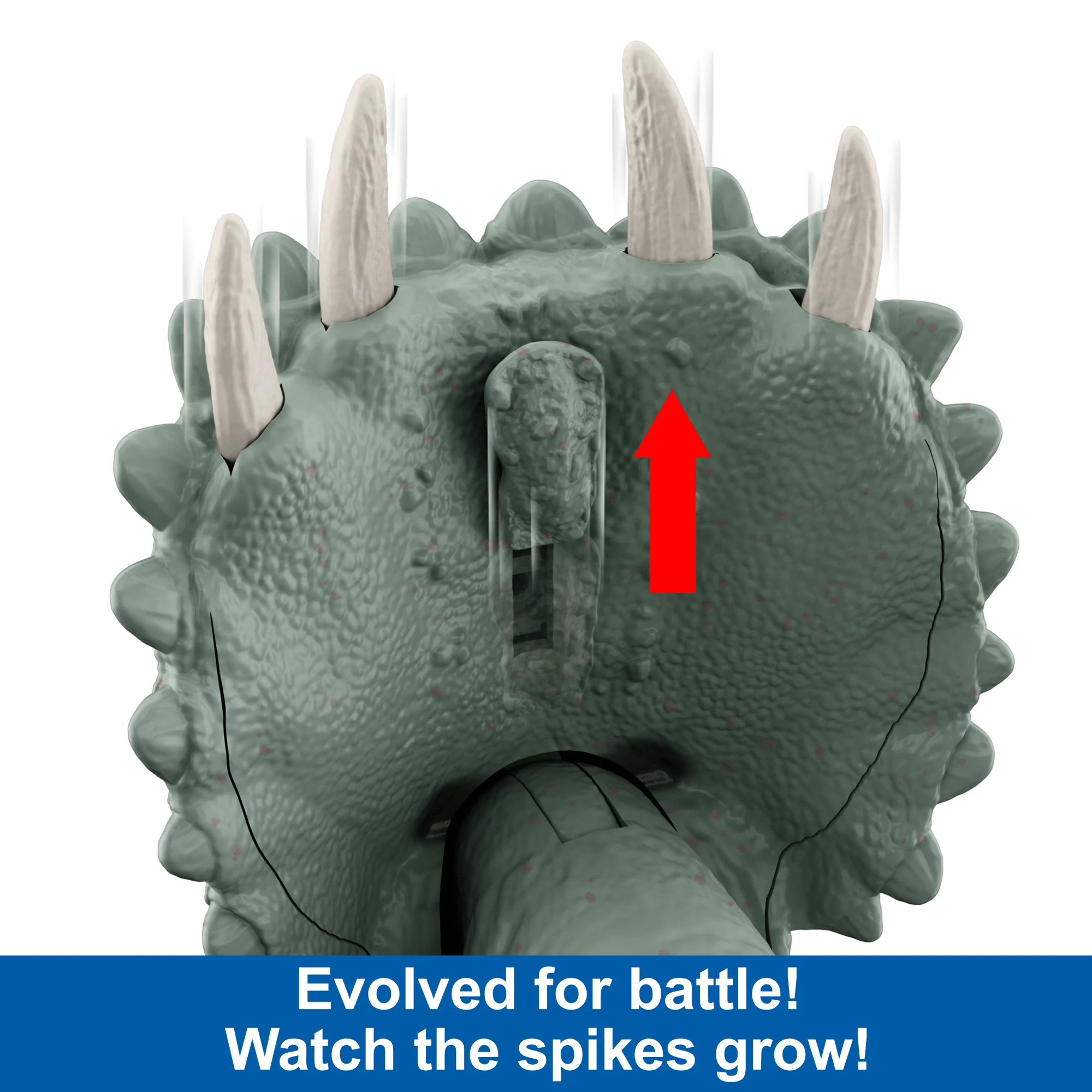 Jurassic World Gigantic Trackers Triceratops Dinosaur Action Figure Toy, Large Species - Image 4