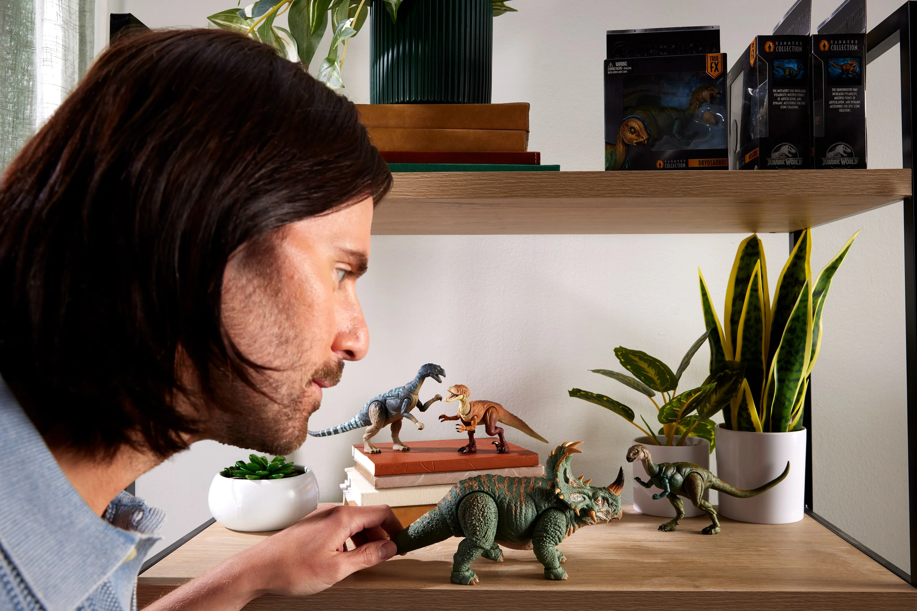 Jurassic World Hammond Collection Dinosaurio de Juguete jurassic world hammond collection sinoceratops - Image 2