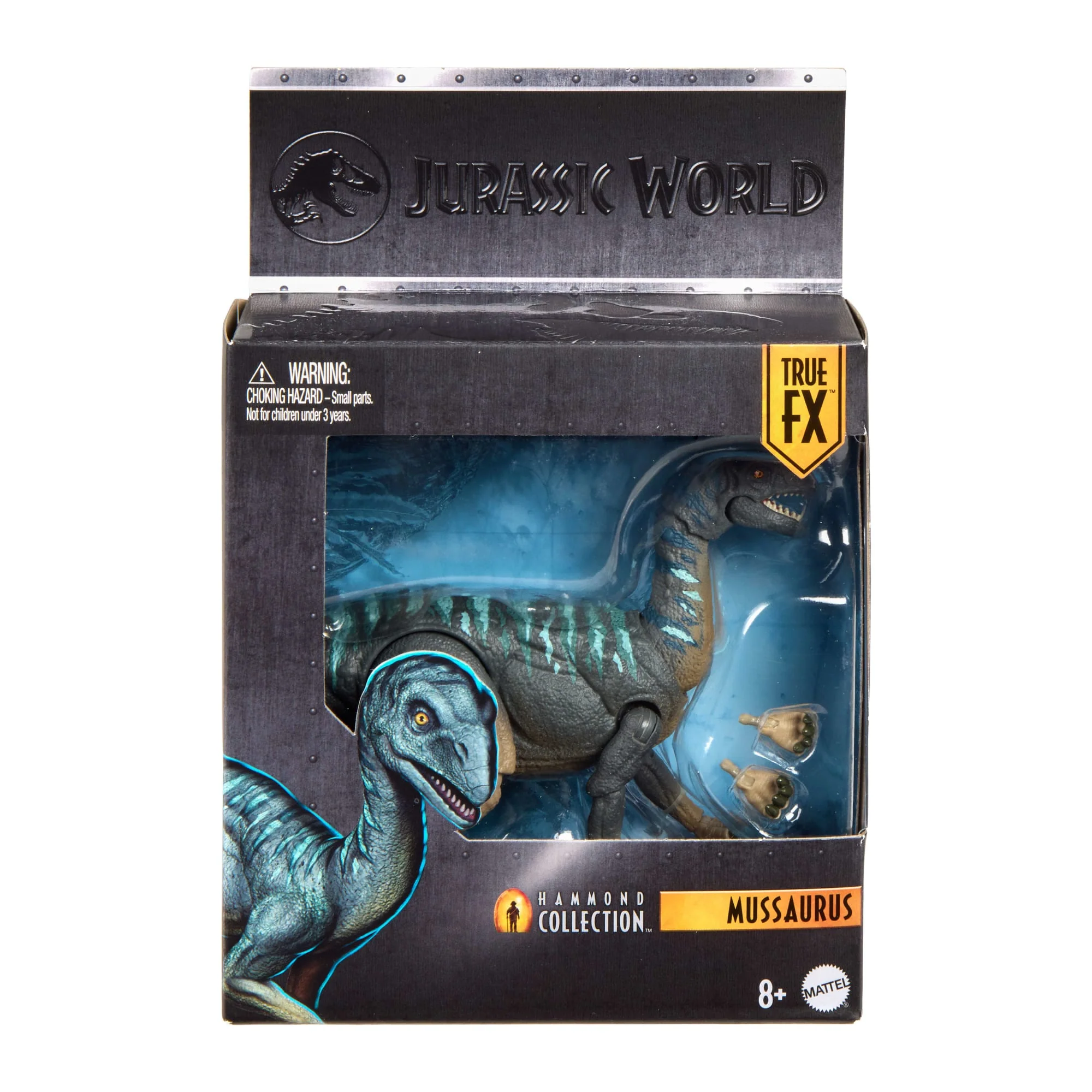 Jurassic World Hammond Collection Mussaurus Dinosaur Figure, Deluxe Design And 15 Articulations - Image 6