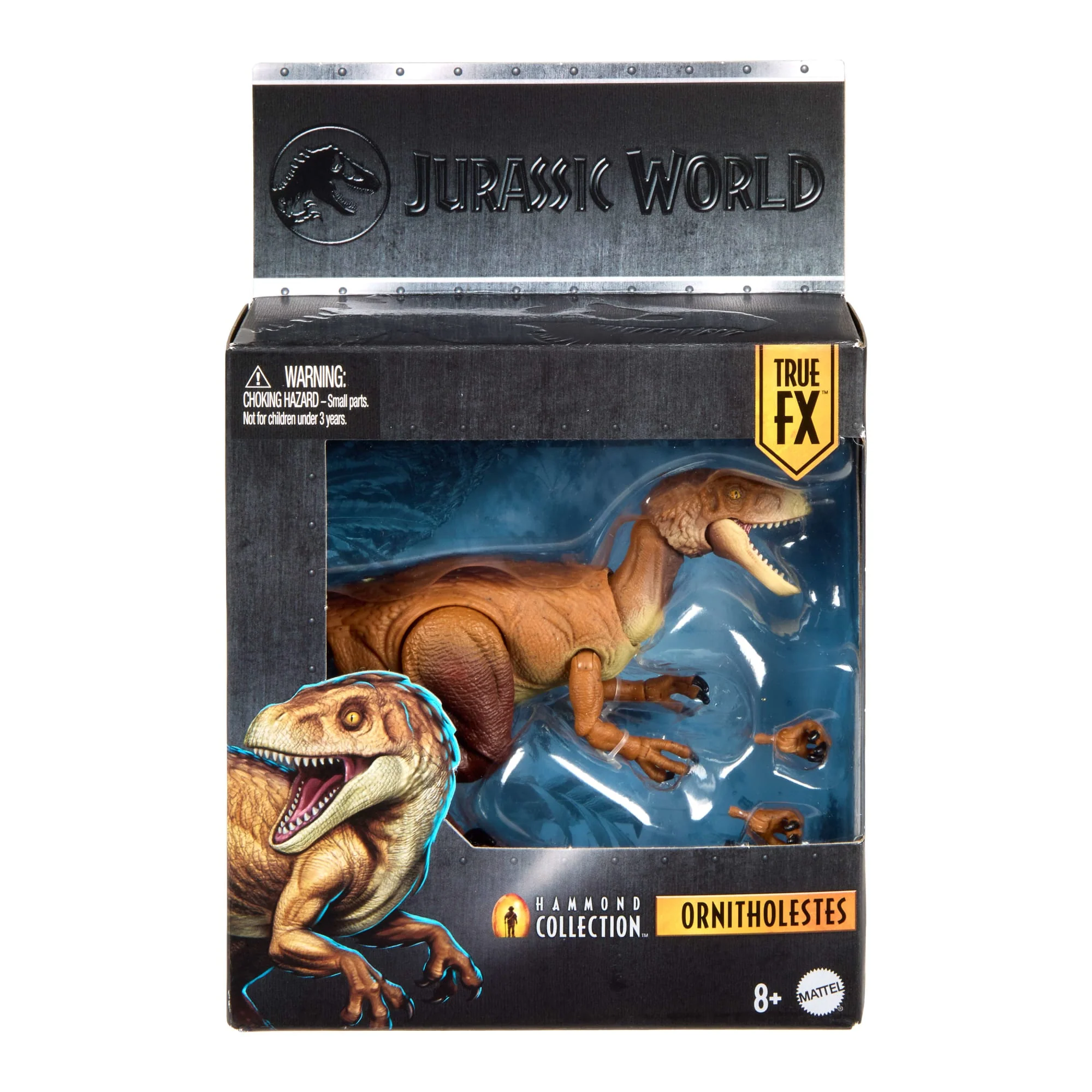 Jurassic World Hammond Collection Ornitholestes Dinosaur Figure, Deluxe Design And 18 Articulations - Image 6