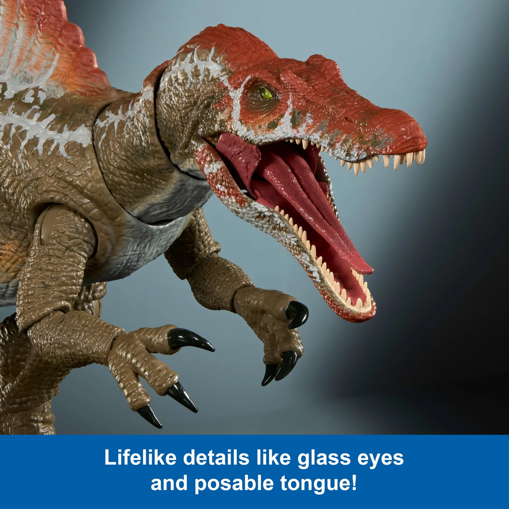 Jurassic World Hammond Collection Jurassic Park 3 Spinosaurus Action Figure, XL Dinosaur Toy - Image 3