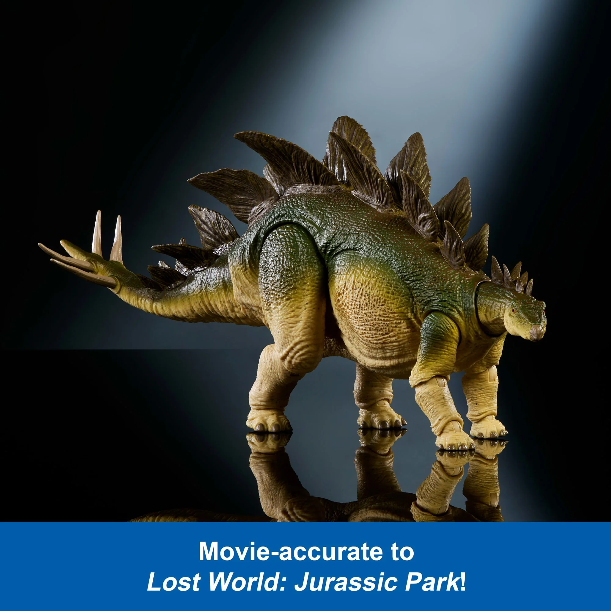 Jurassic World Hammond Collection Lost World Jurassic Park Stegosaurus Action Figure, Large Dinosaur - Image 3