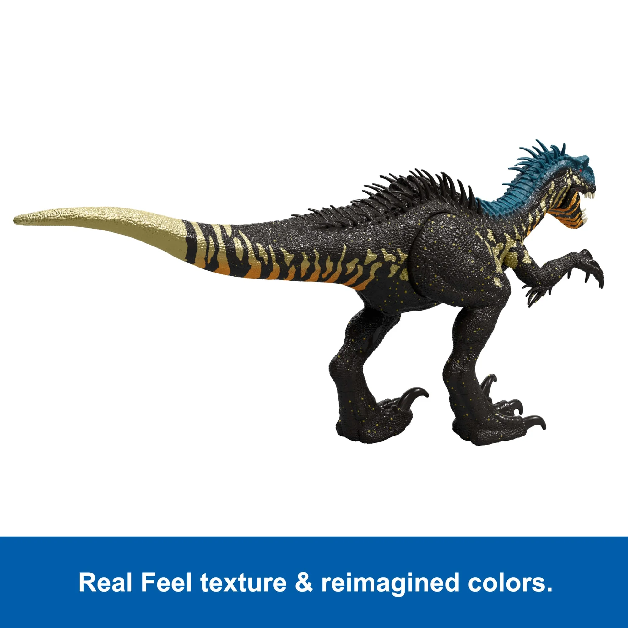Jurassic World Reimagined Indoraptor Dinosaur Action Figure, Bold Colored Real Feel Carnivore Toy - Image 4