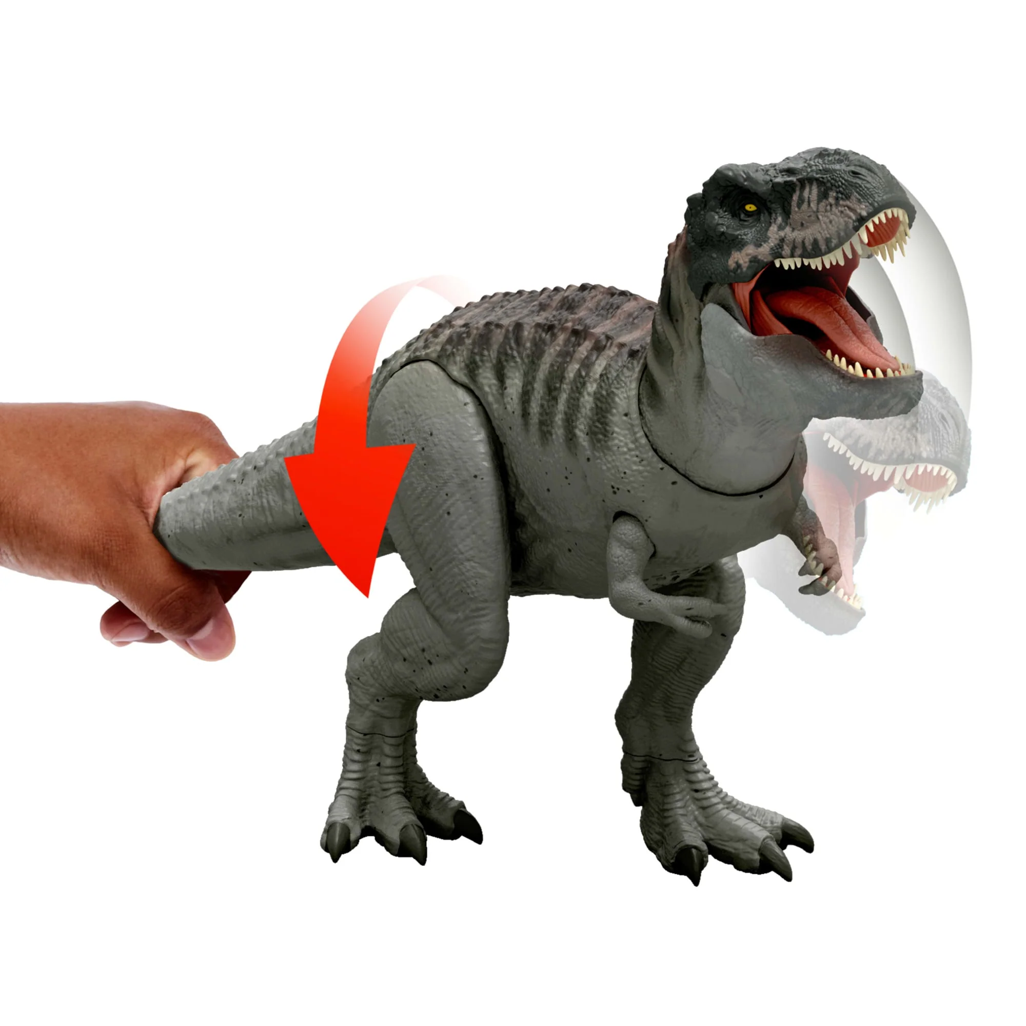Jurassic World Mâchoire Puissante Figurine Tyrannosaure Rex - Image 4
