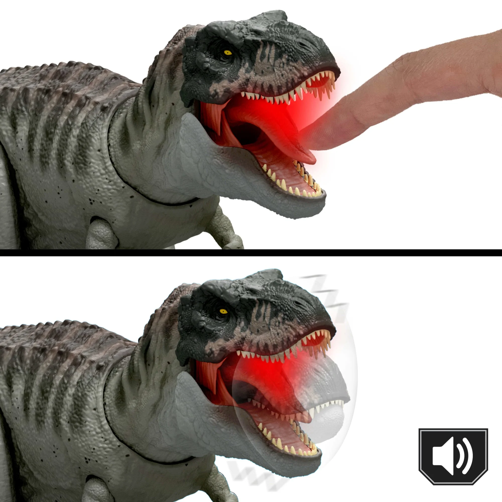 Jurassic World Mâchoire Puissante Figurine Tyrannosaure Rex - Image 5