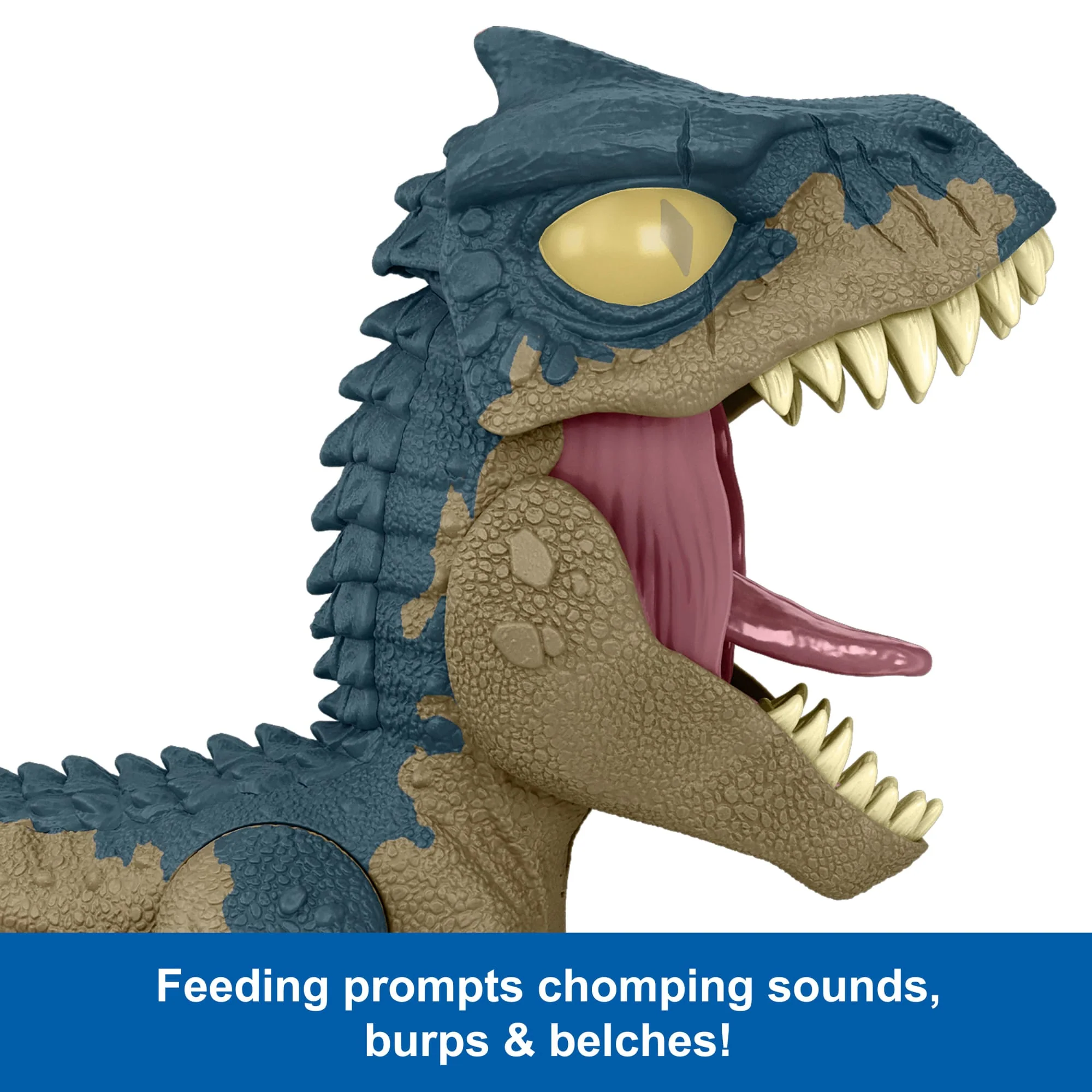 Jurassic World: Chaos Theory MEGA Roar Allosaurus Dinosaur Toy With Sound & Stretchable Jaw - Image 4