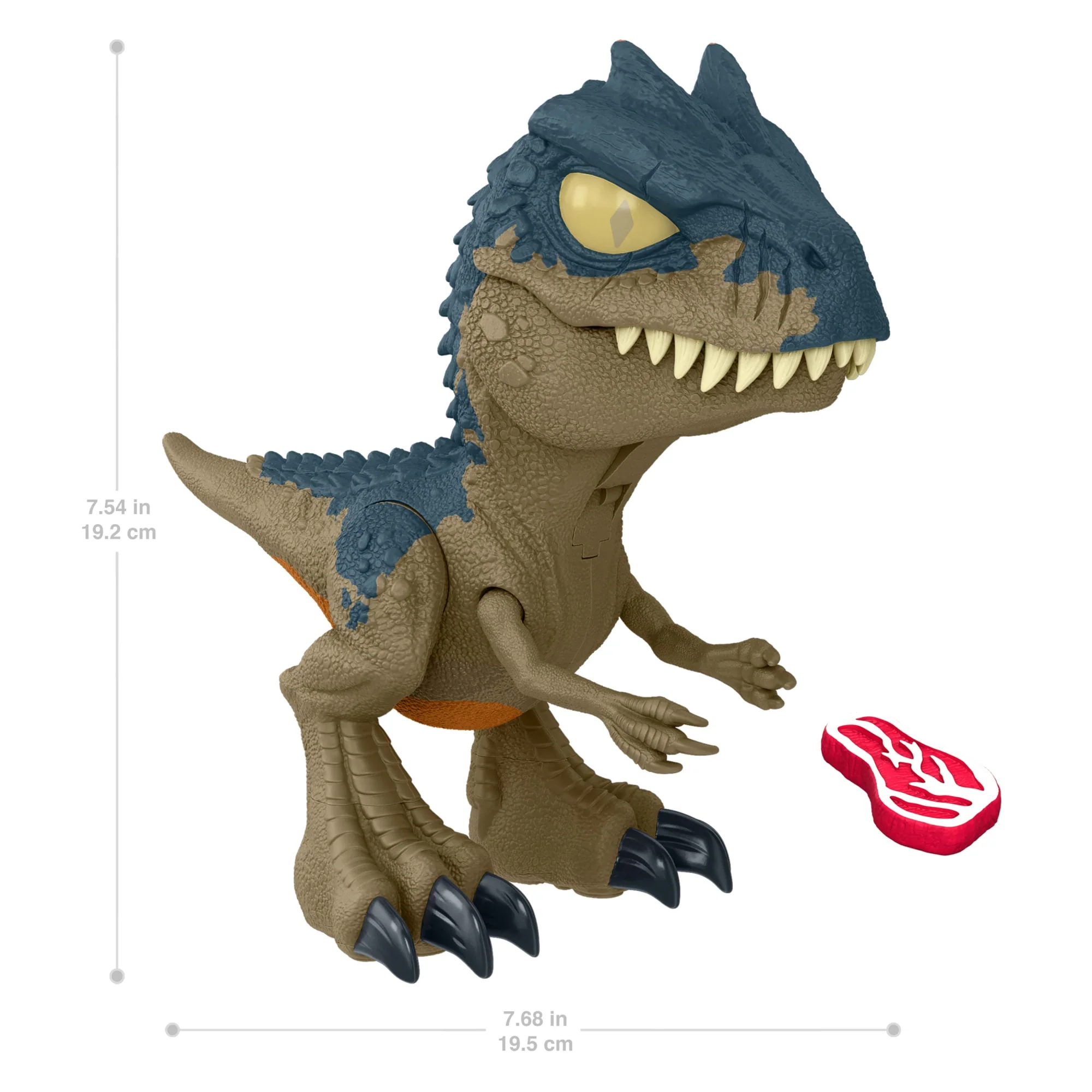 Jurassic World: Chaos Theory MEGA Roar Allosaurus Dinosaur Toy With Sound & Stretchable Jaw - Image 5