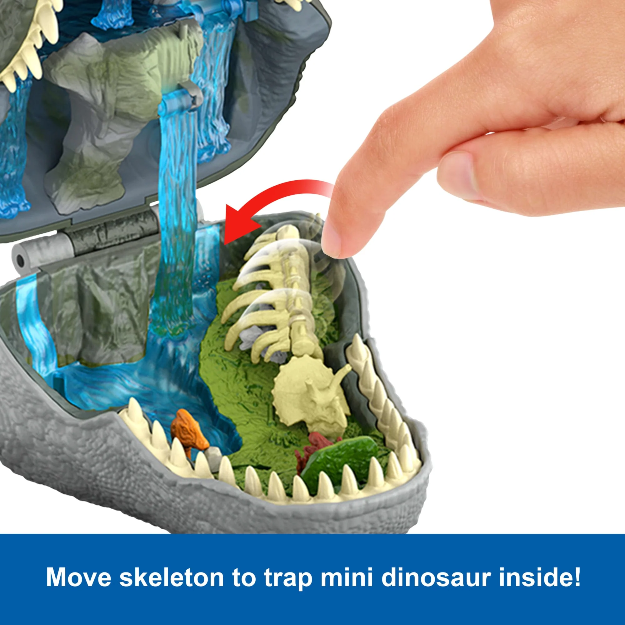 Jurassic World Rebirth Micro Adventure Playset With 6 Figures, 3 interactive Features - Image 3