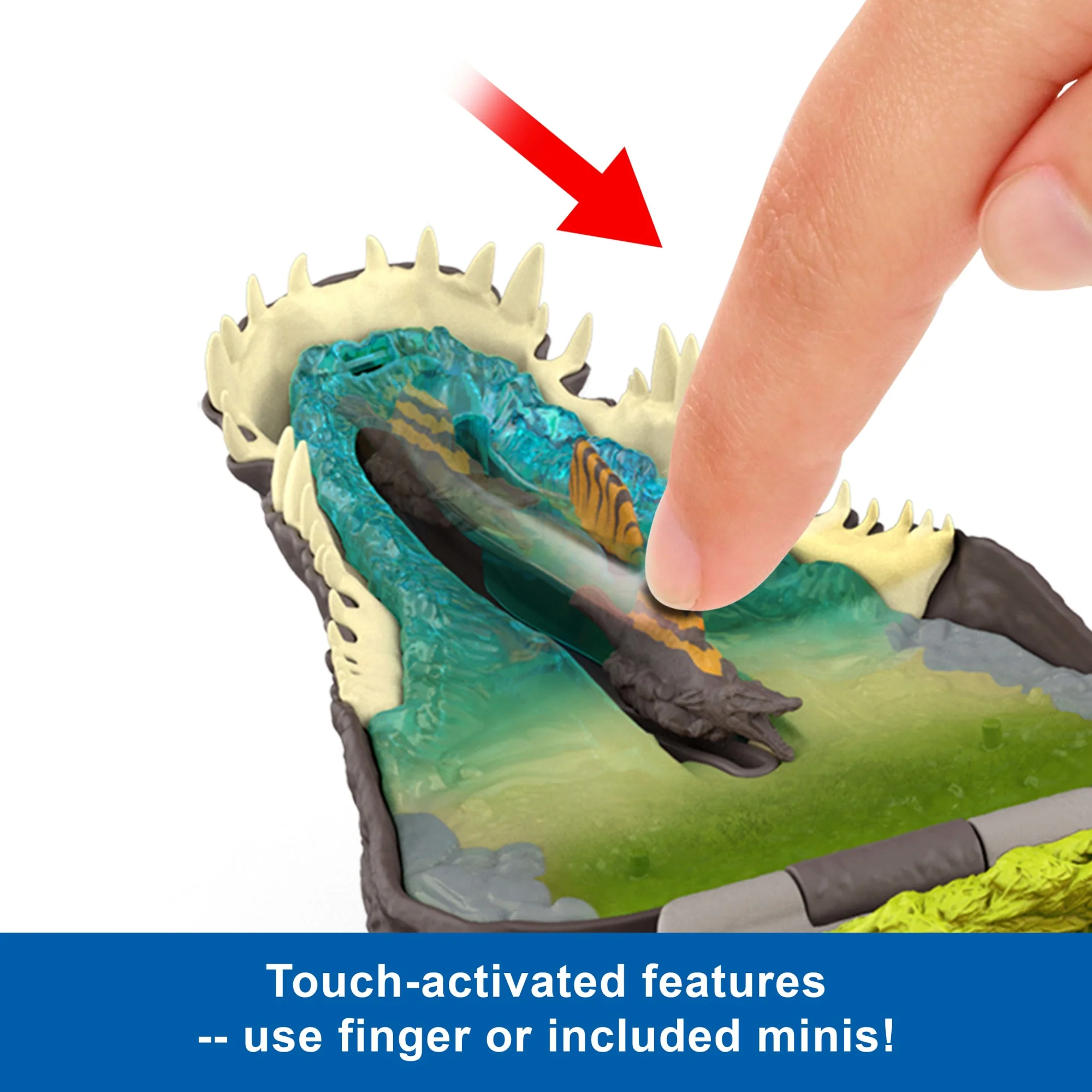 Jurassic World Rebirth Micro Adventure Playset With 6 Figures, 3 interactive Features - Image 4
