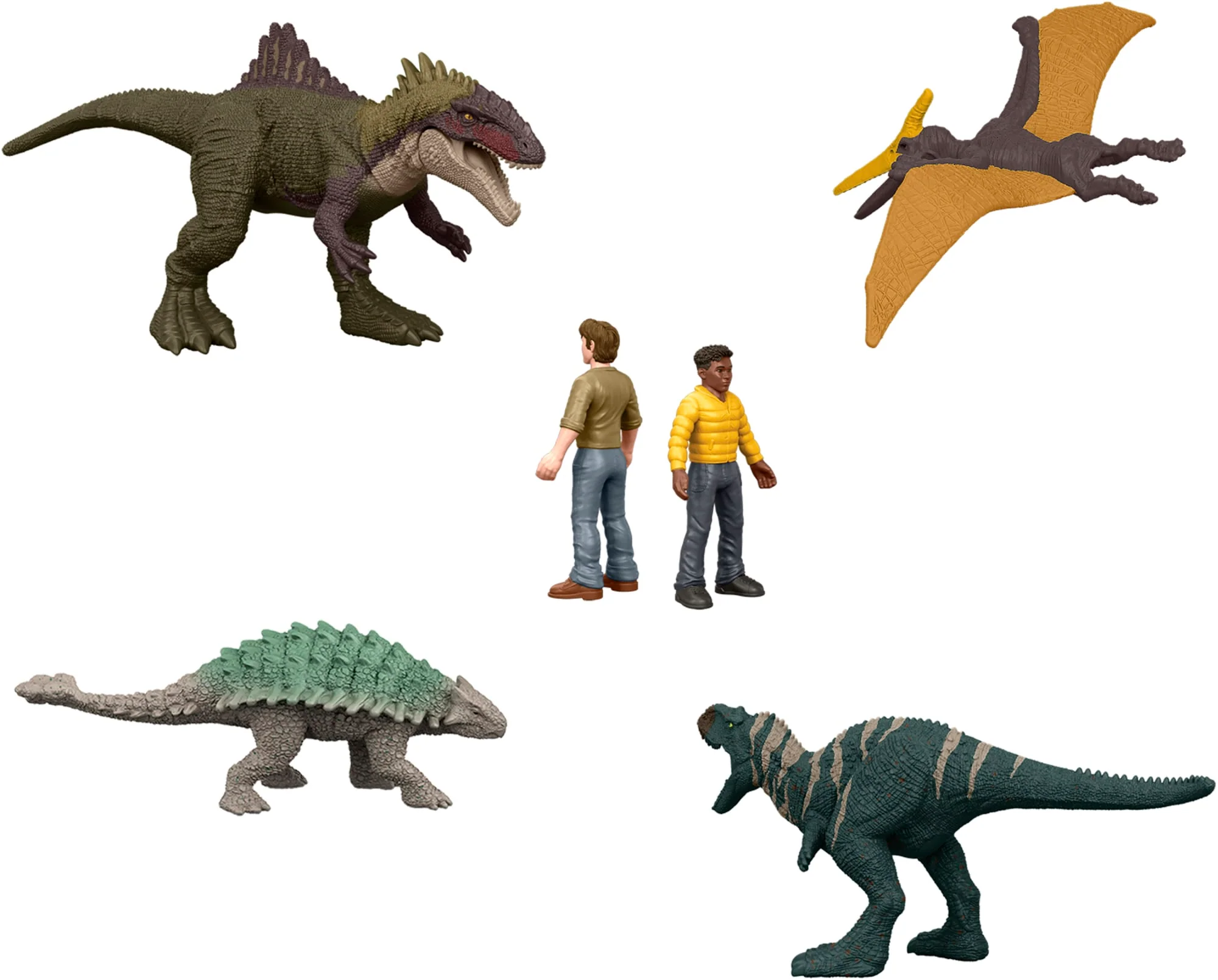 Jurassic World Minis Multipack Of AuThentic Dinosaur Figures, 20 Small Dino & Human Toys - Image 3