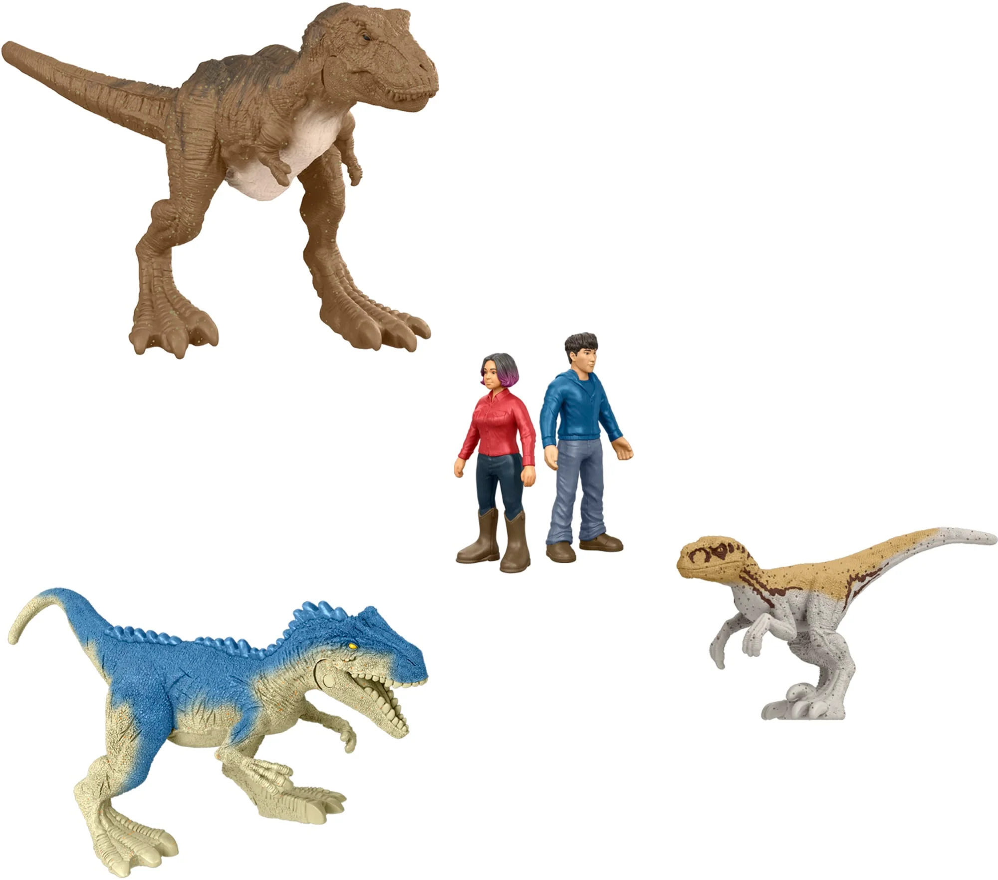 Jurassic World Minis Multipack Of AuThentic Dinosaur Figures, 20 Small Dino & Human Toys - Image 4