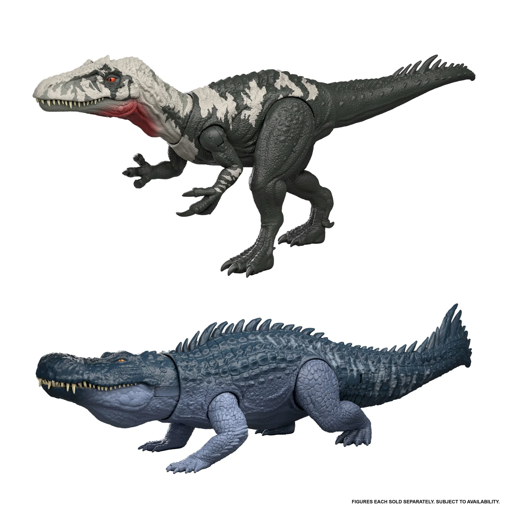 Jurassic World Gigantic Thrashers Dinosaur Figure Toy, 2 Attacks & EVolve Feature - Image 2