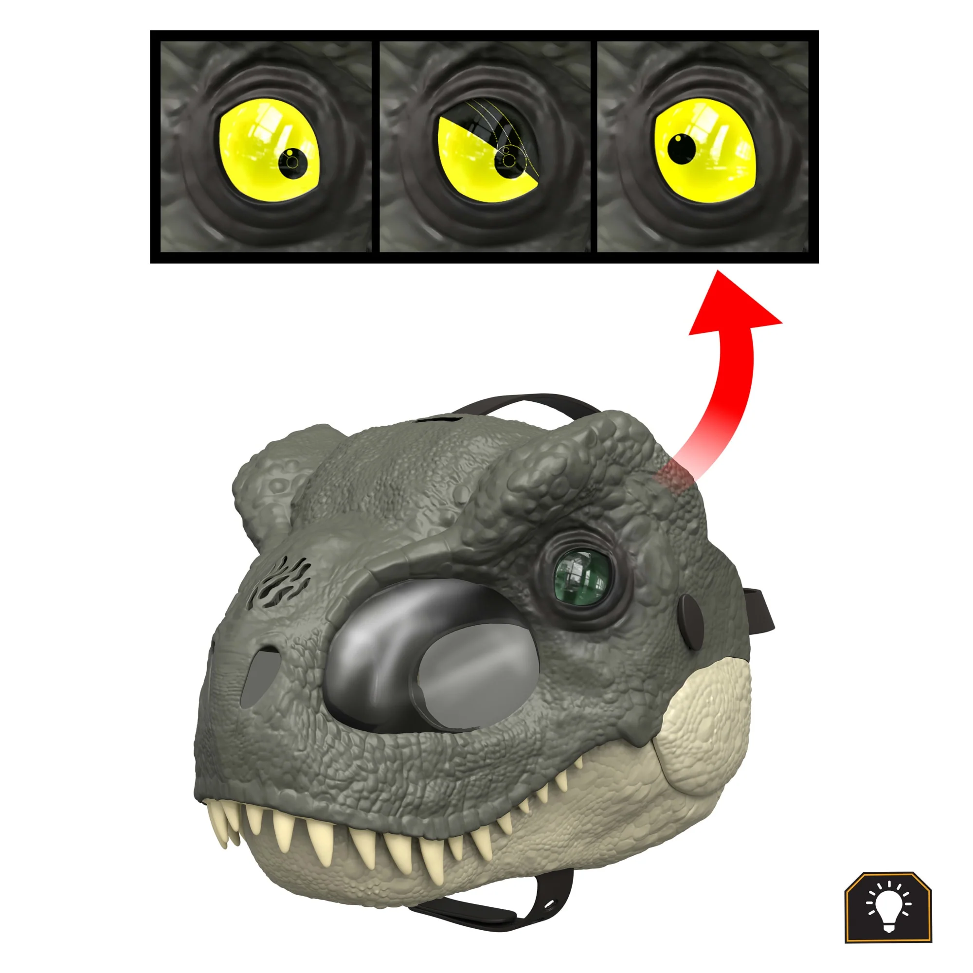 Jurassic World Rebirth  Masque de Jeu de Rôle  T. Rex, Yeux à del - Image 5