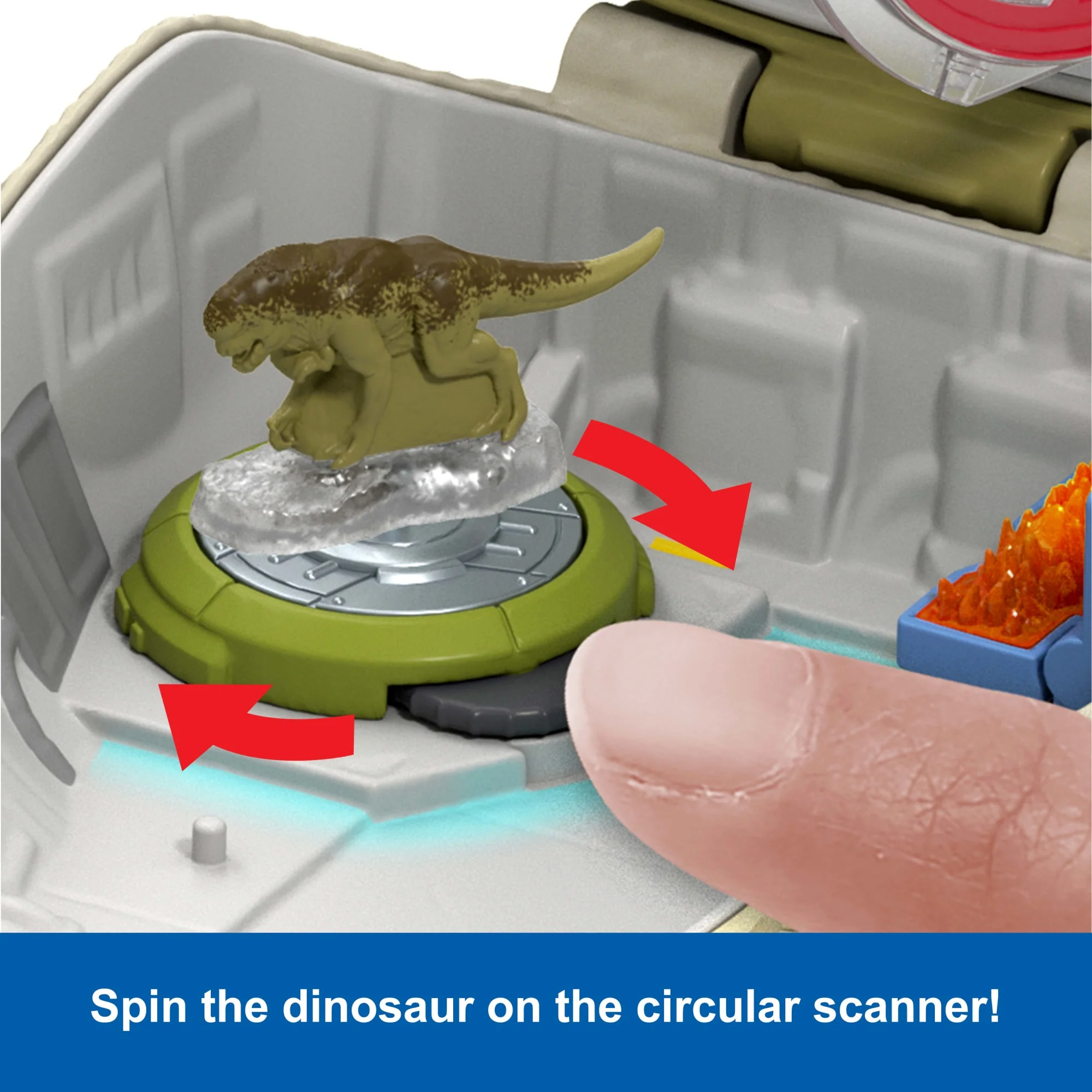 Jurassic World Rebirth Micro Adventure Mutadon Head, Playset interactive Features & Small Figures - Image 4