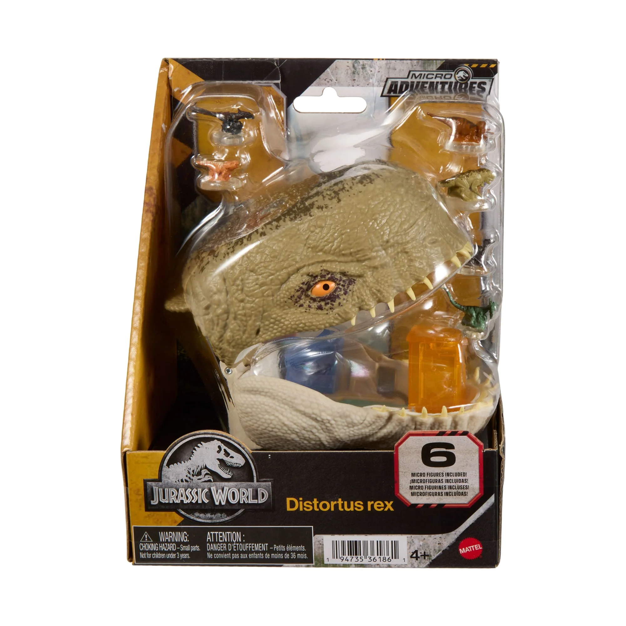 Jurassic World Rebirth Micro Adventure Mutadon Head, Playset interactive Features & Small Figures - Image 6