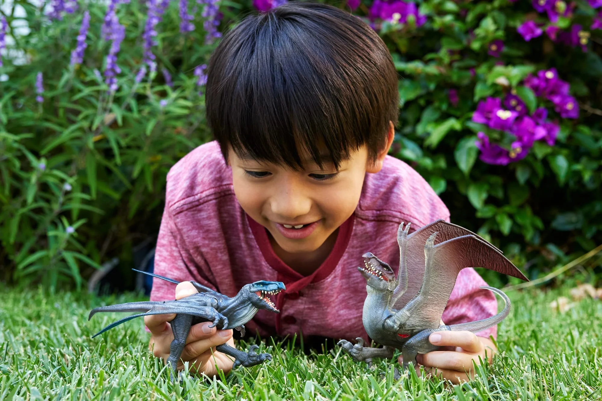 Jurassic World Rebirth Mutadon Destruction Pack, 2 Dinosaur Toys, Damage & Wing Flap Features - Image 2