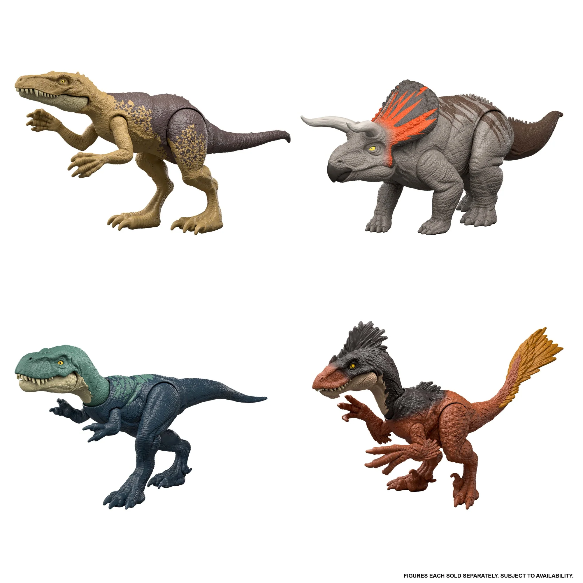 Jurassic World Strike Attack Dinosaur Toy With Species Specific Single Strike Action, Posable - Image 2