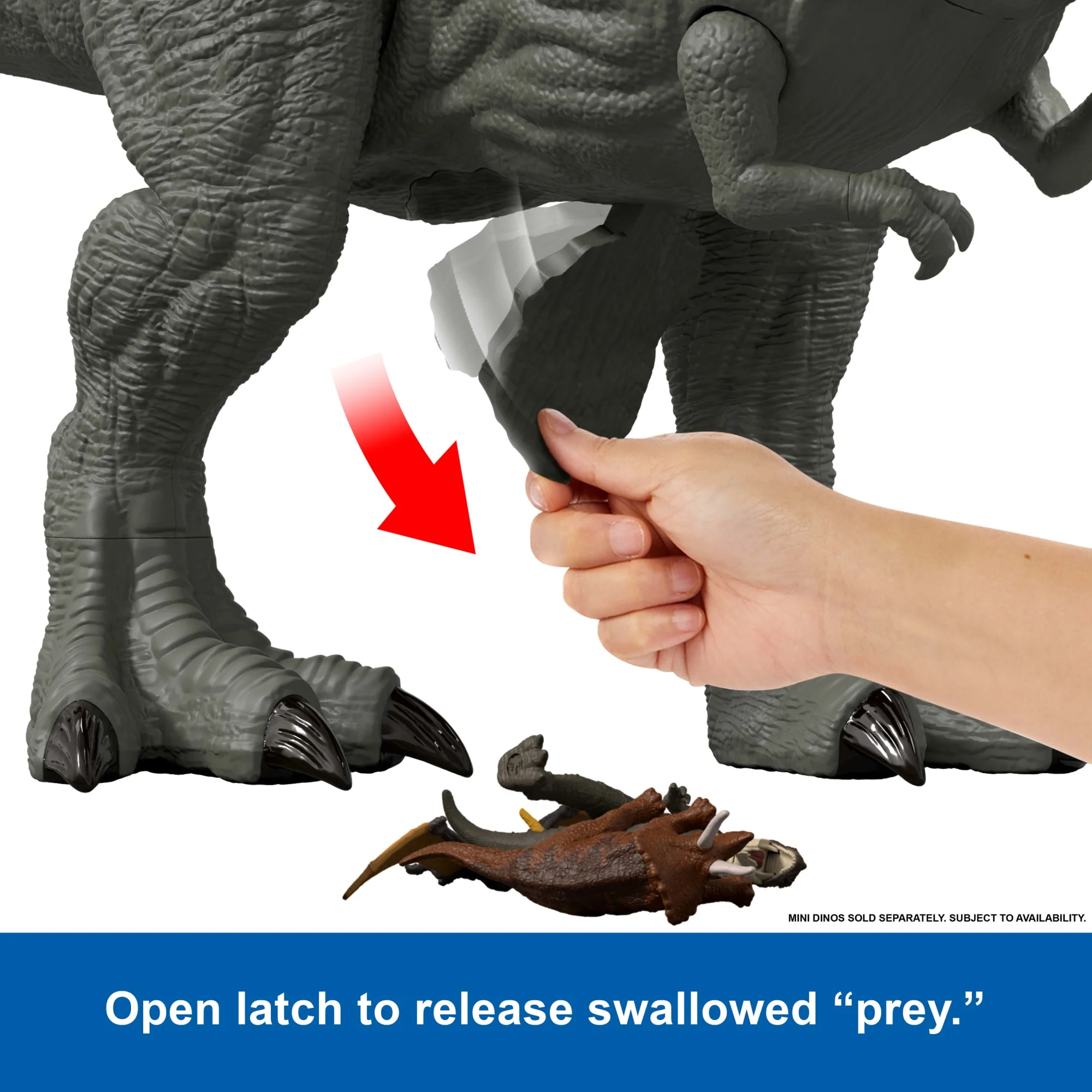 Jurassic World Rebirth Super Colossal Tyrannosaurus Rex Action Figure, T-Rex Dinosaur Movie Toy - Image 4