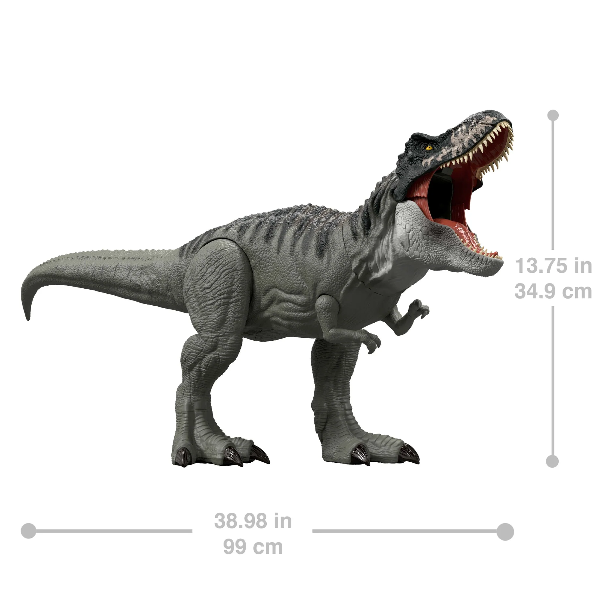 Jurassic World Rebirth Super Colossal Tyrannosaurus Rex Action Figure, T-Rex Dinosaur Movie Toy - Image 6